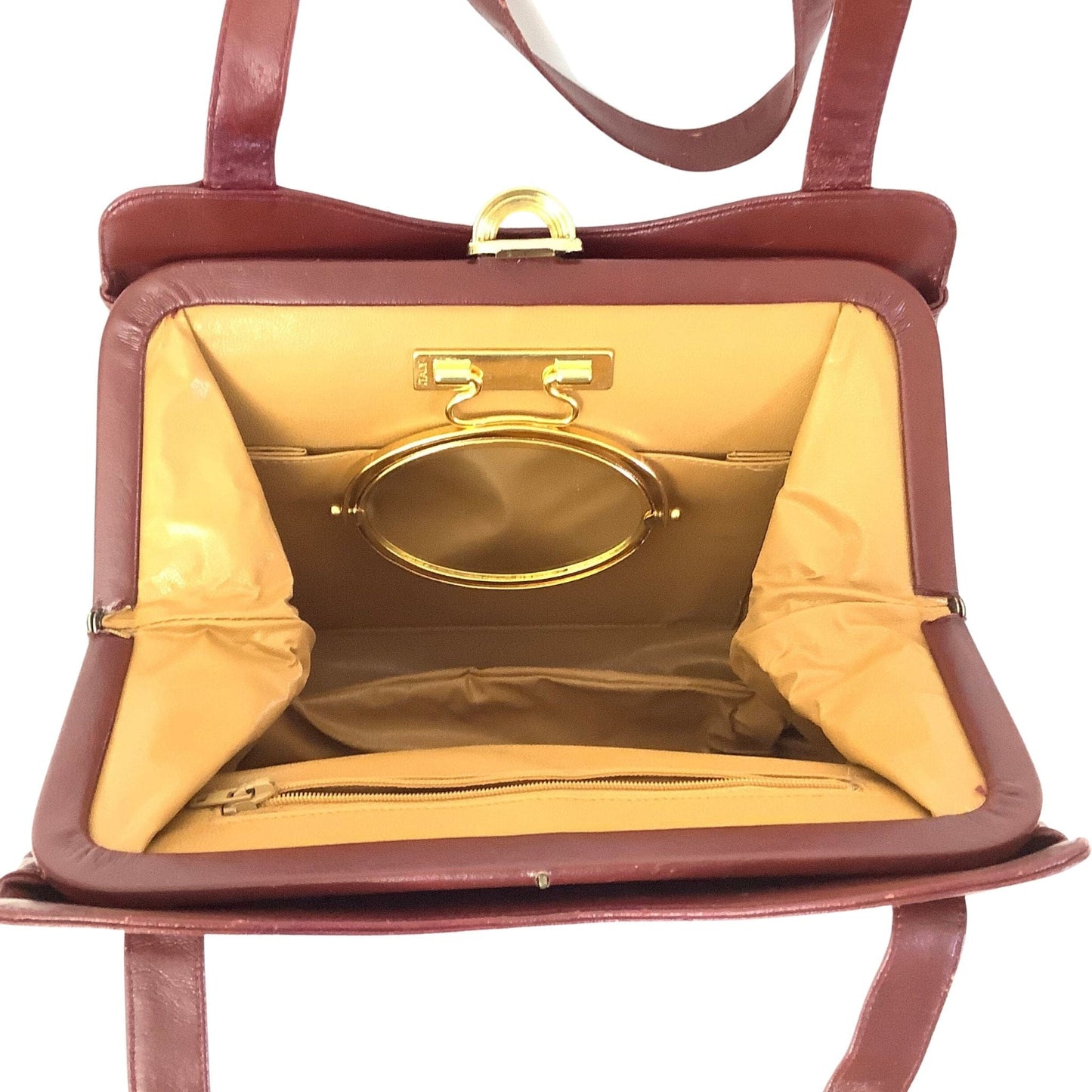 Vintage Burgundy Handbag