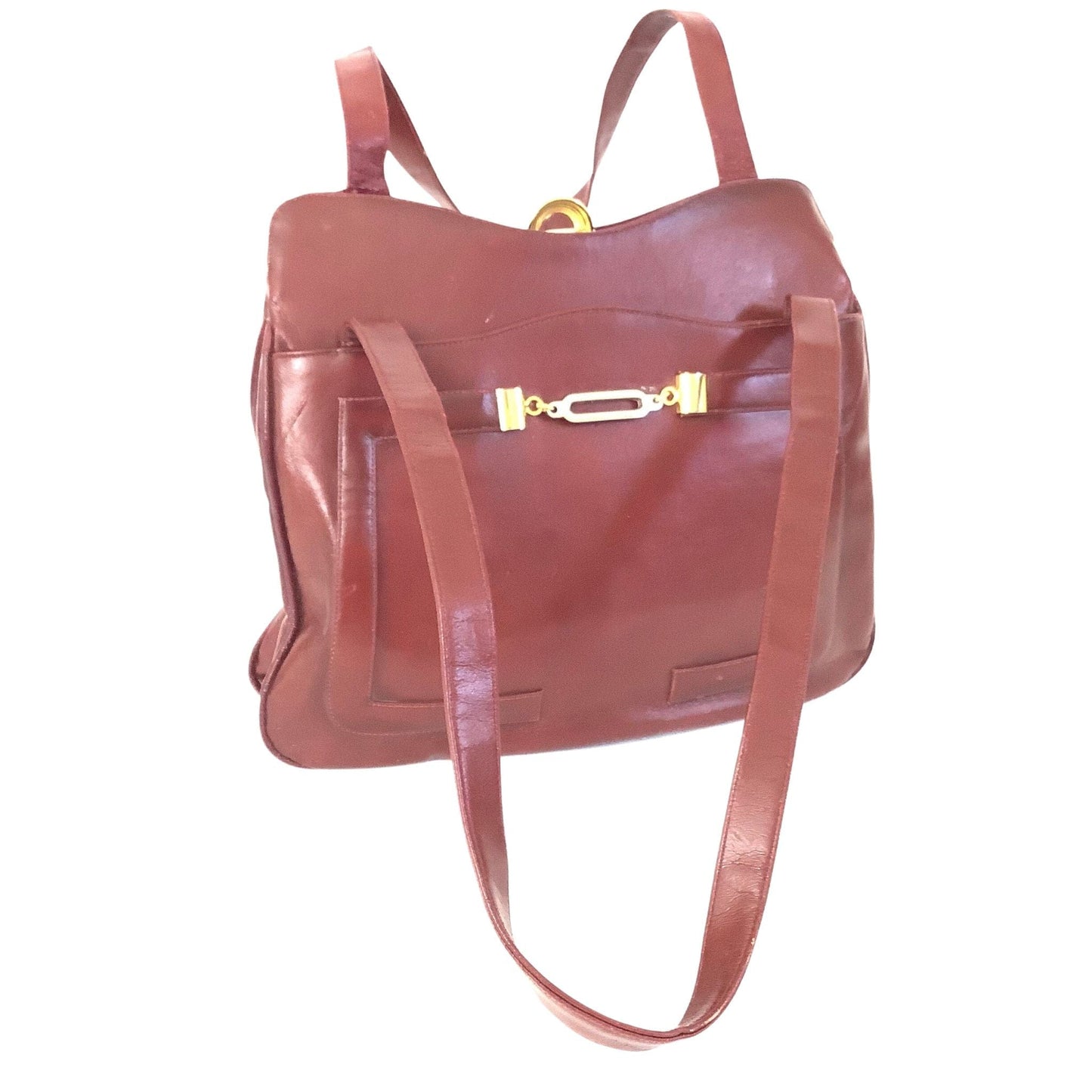 Vintage Burgundy Handbag