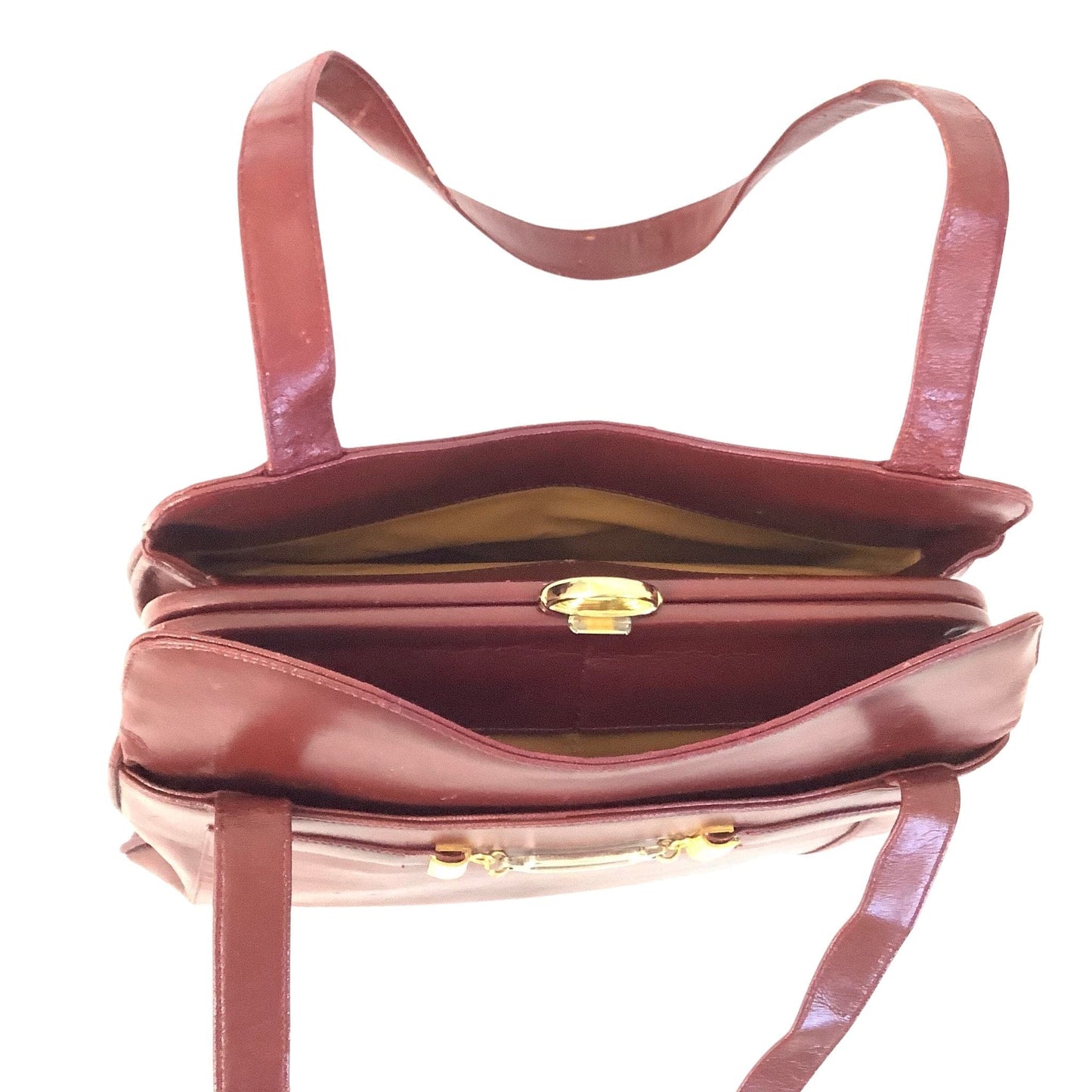 Vintage Burgundy Handbag