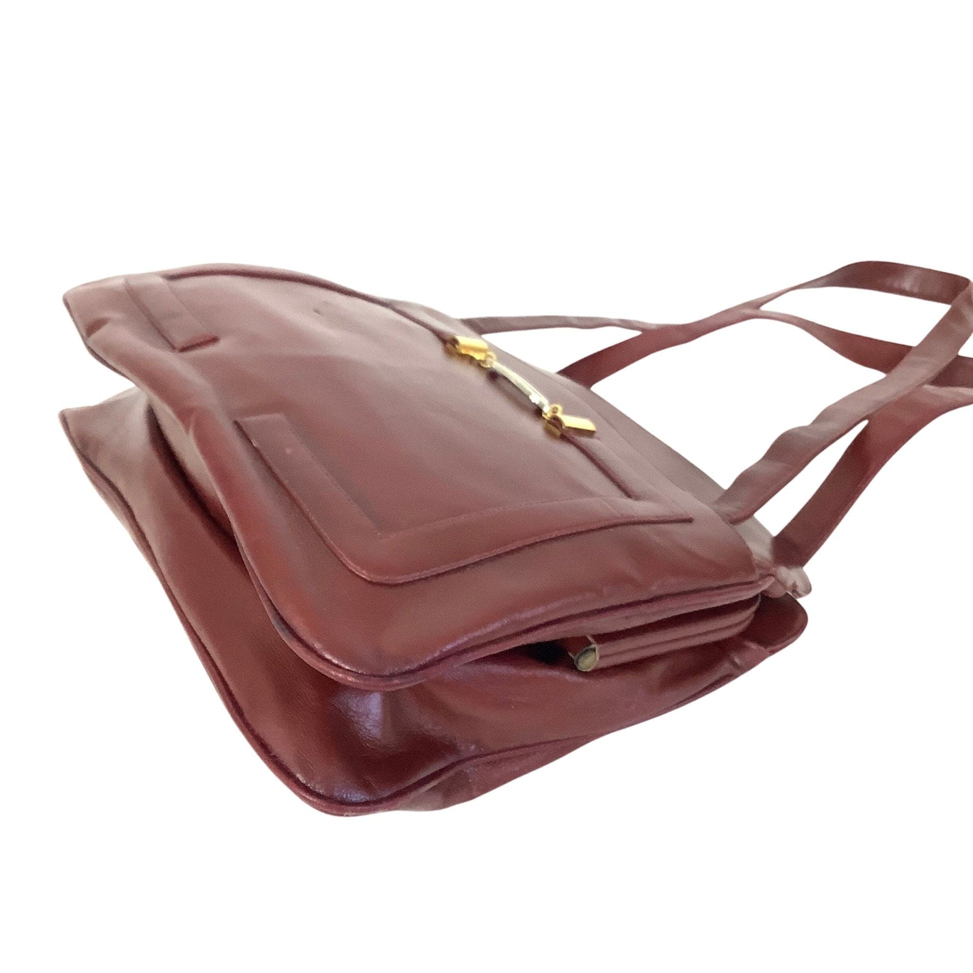 Vintage Burgundy Handbag