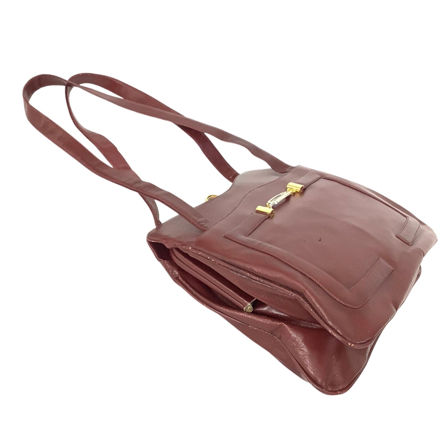 Vintage Burgundy Handbag