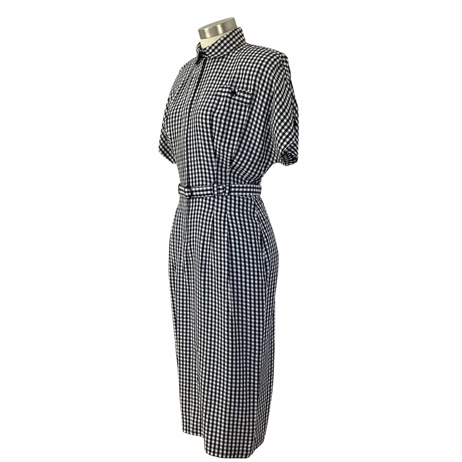 Vintage Checkered Dress