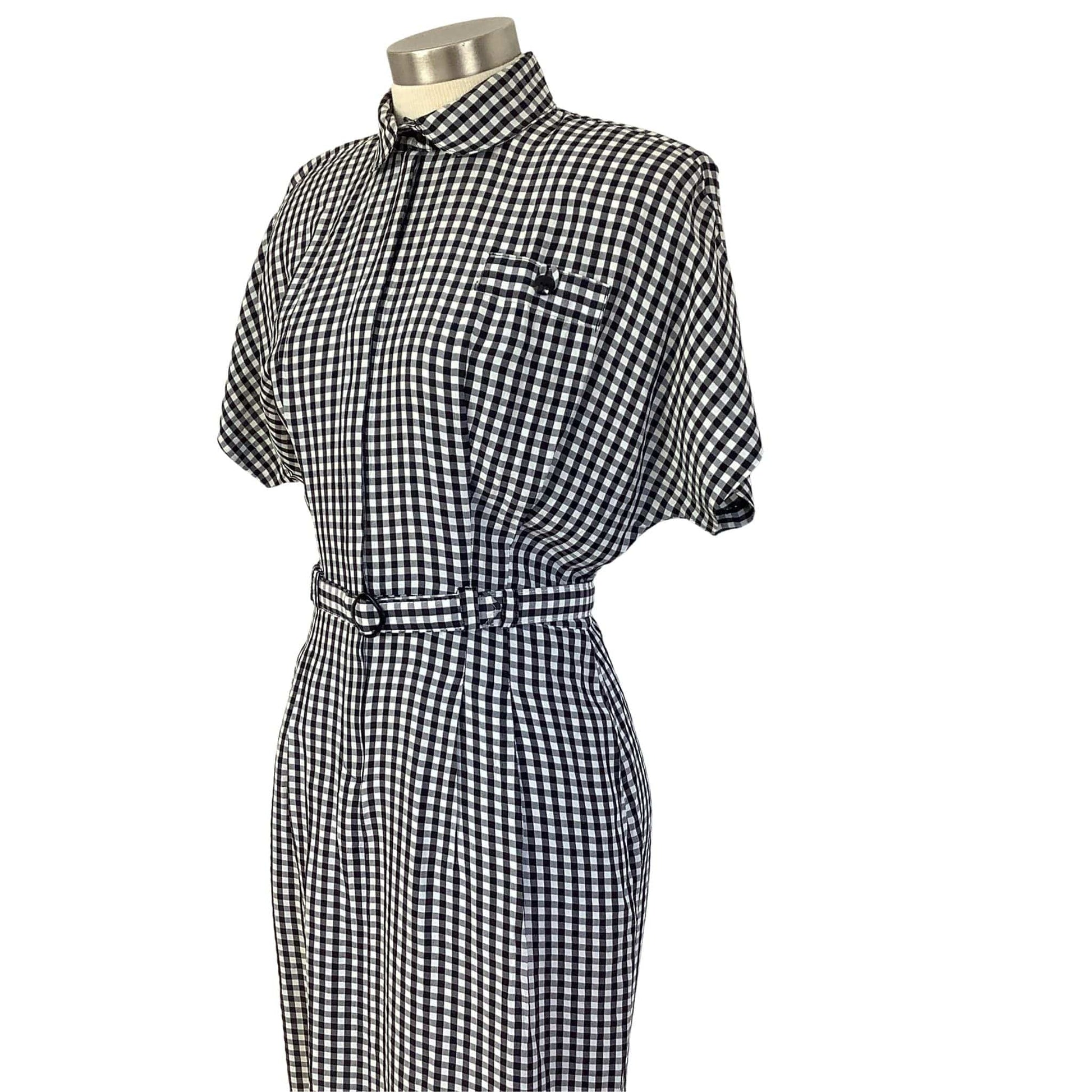 Vintage Checkered Dress