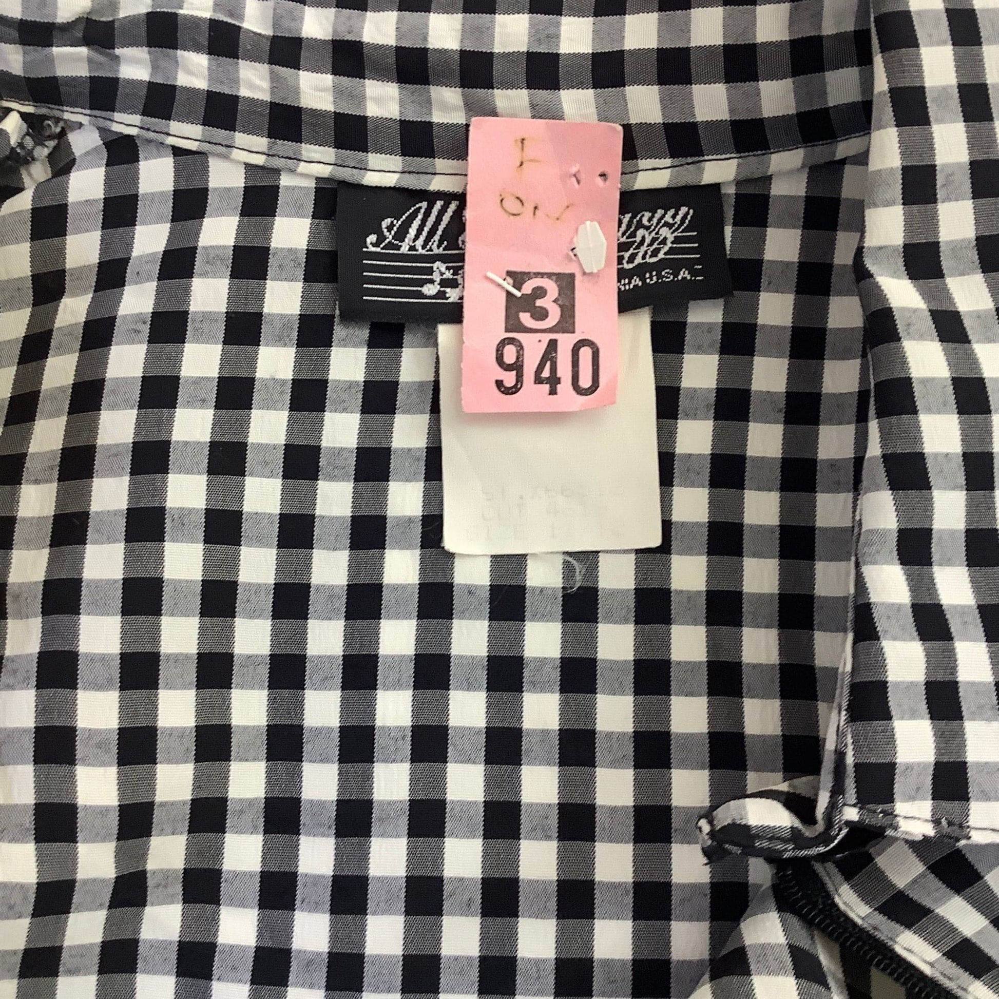 Vintage Checkered Dress