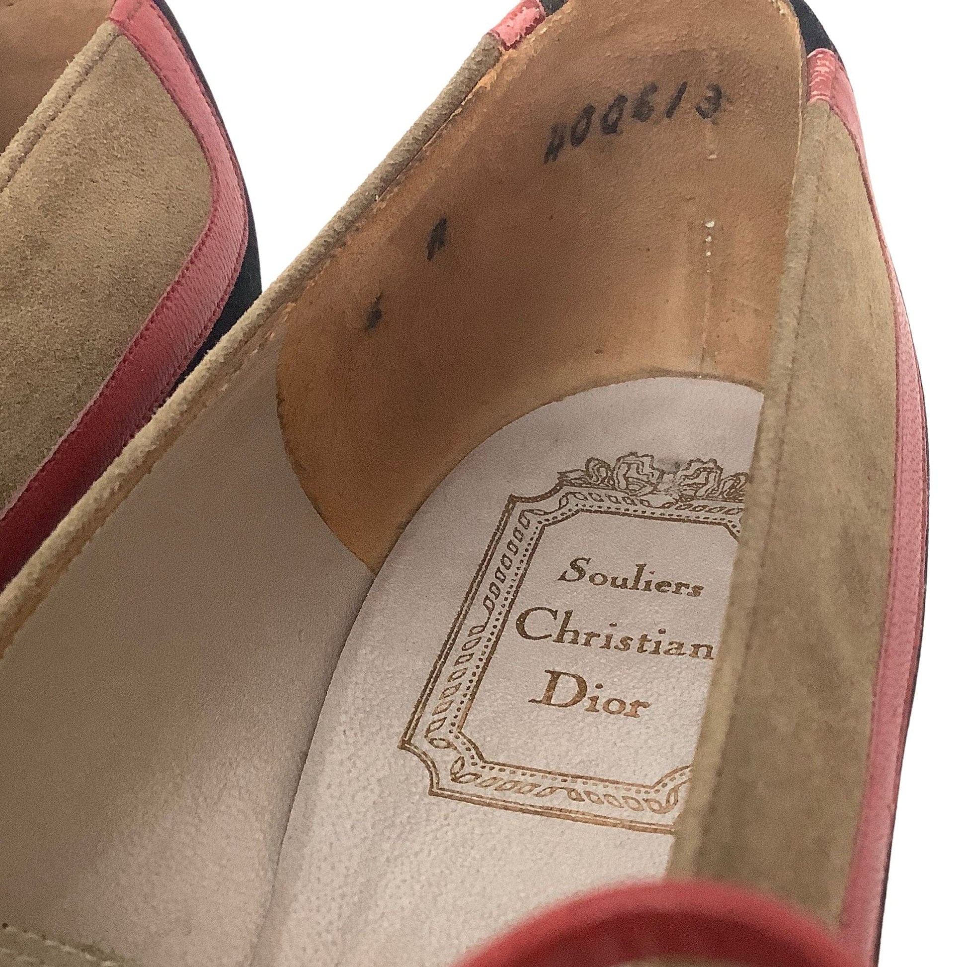 Vintage Christian Dior Oxfords 6 / Multi / Vintage 1960s