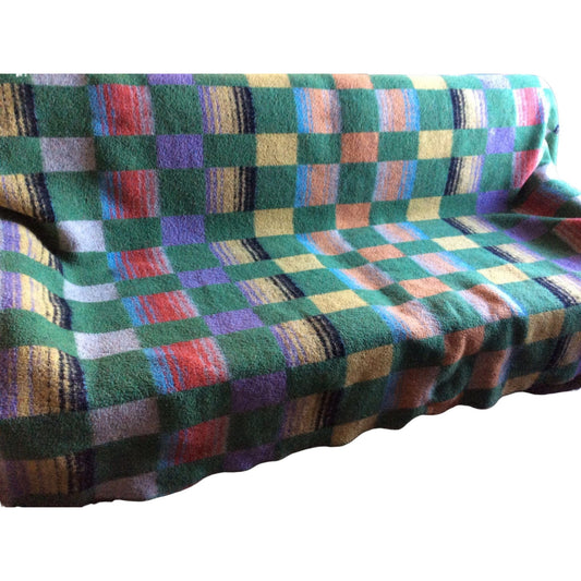 Vintage Color-Block Blanket