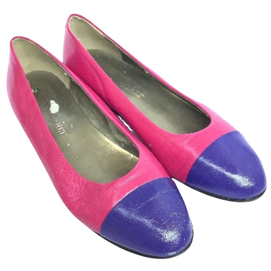 Vintage Color Block Flats