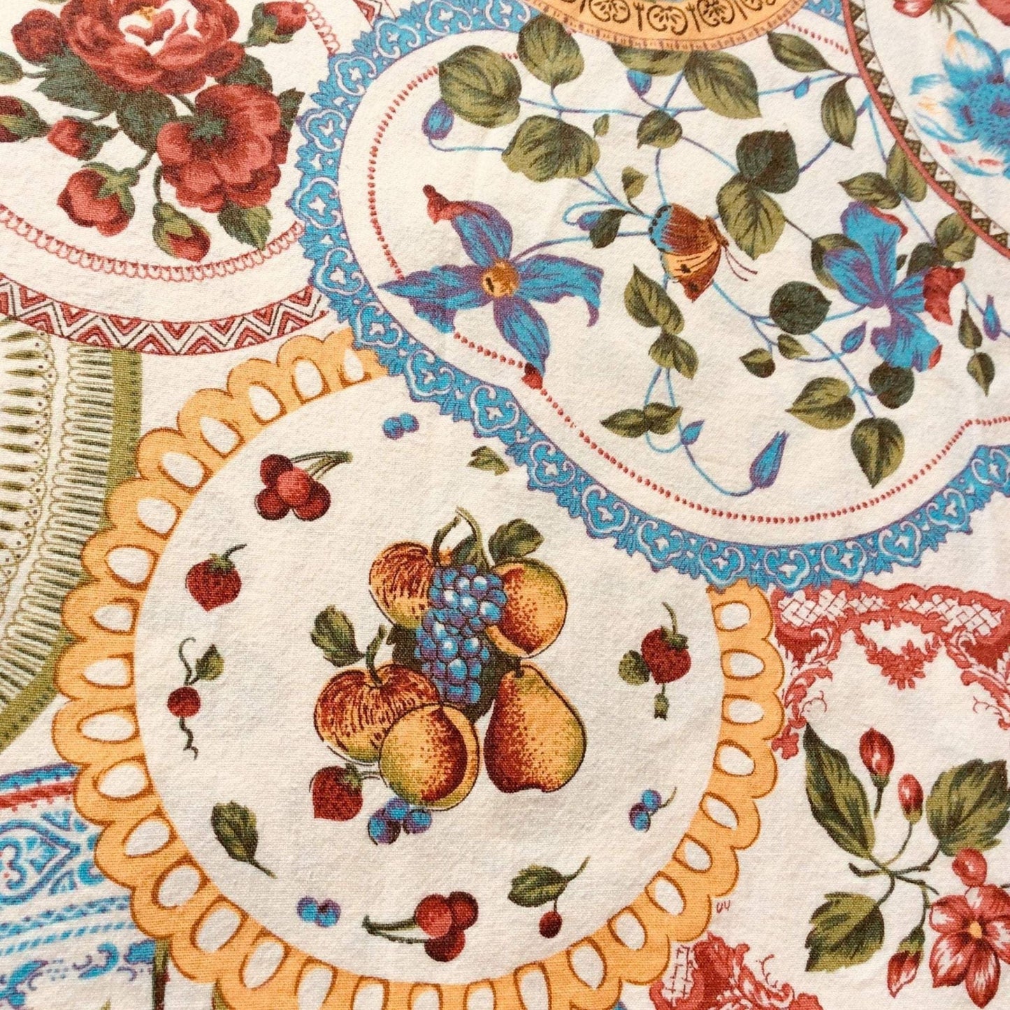 Vintage Cottage Tablecloth