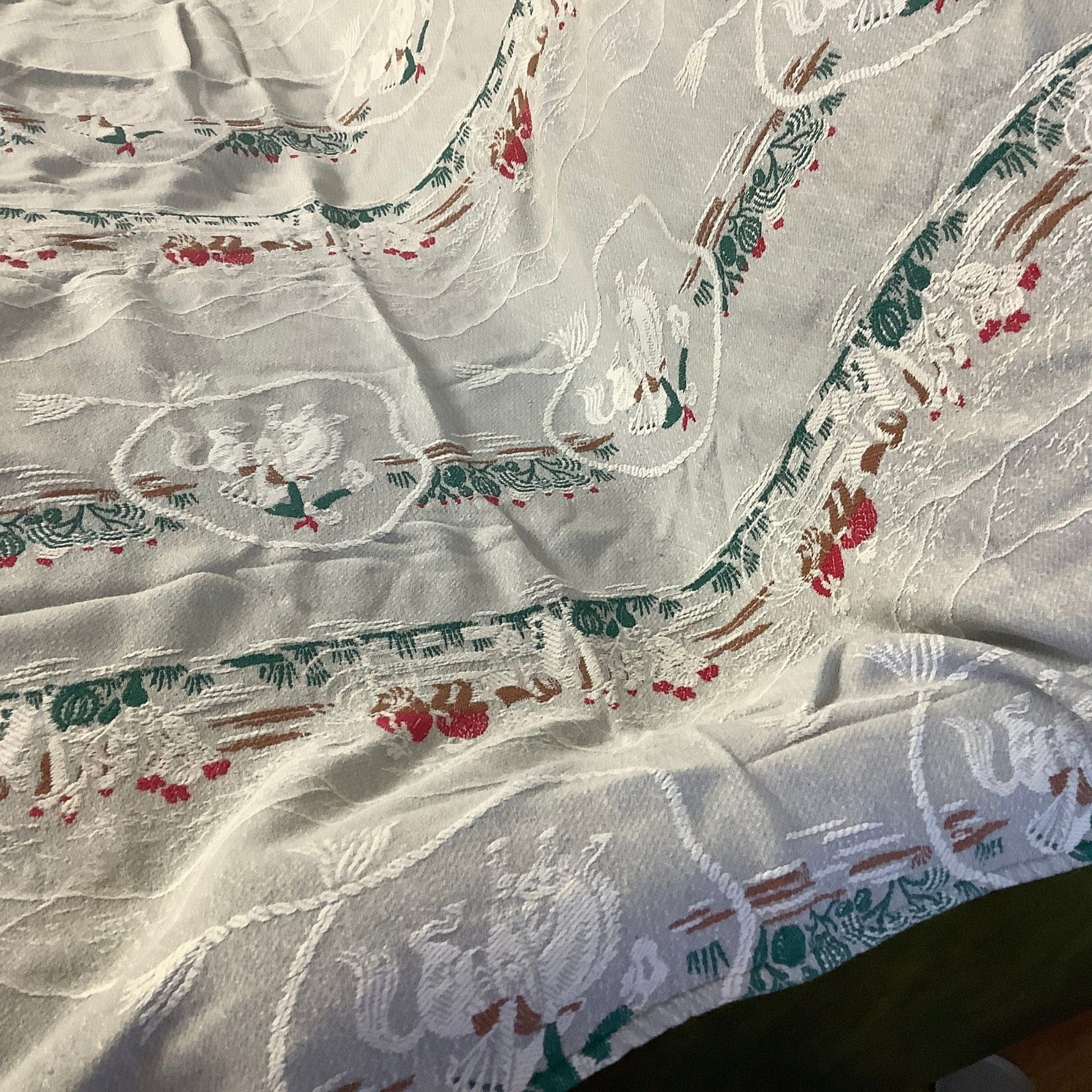 Vintage Cowboy Bedspread Multi / Cotton / Vintage 1950s
