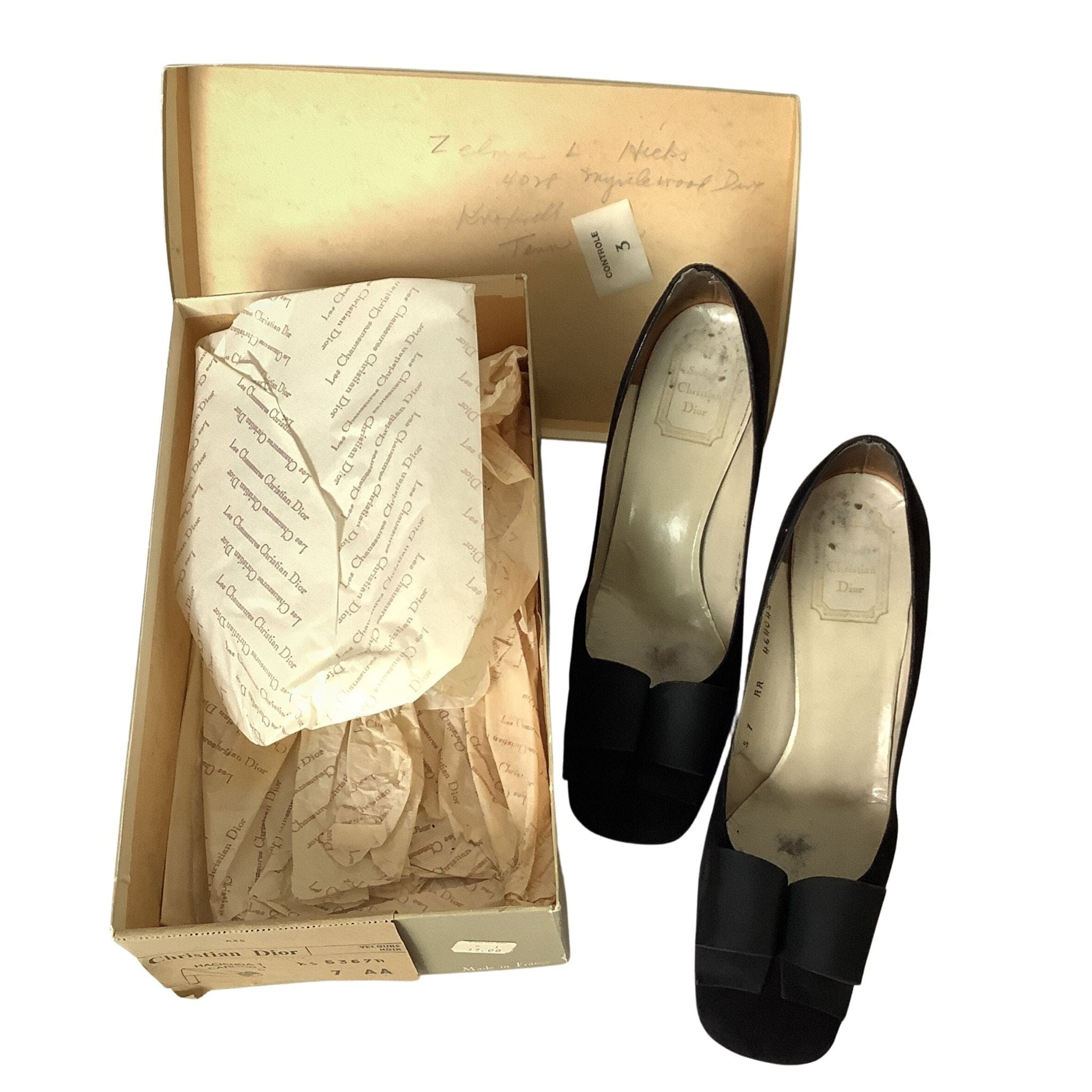 Vintage Dior Black Heels