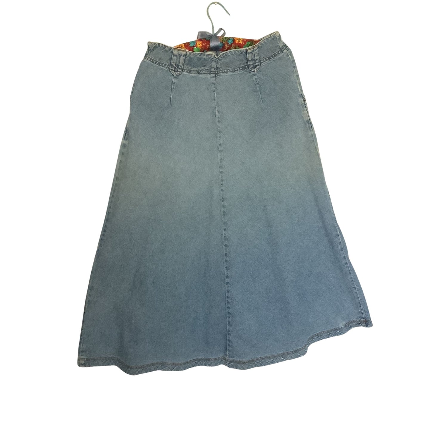 Vintage Eddie Bauer Denim Skirt Back