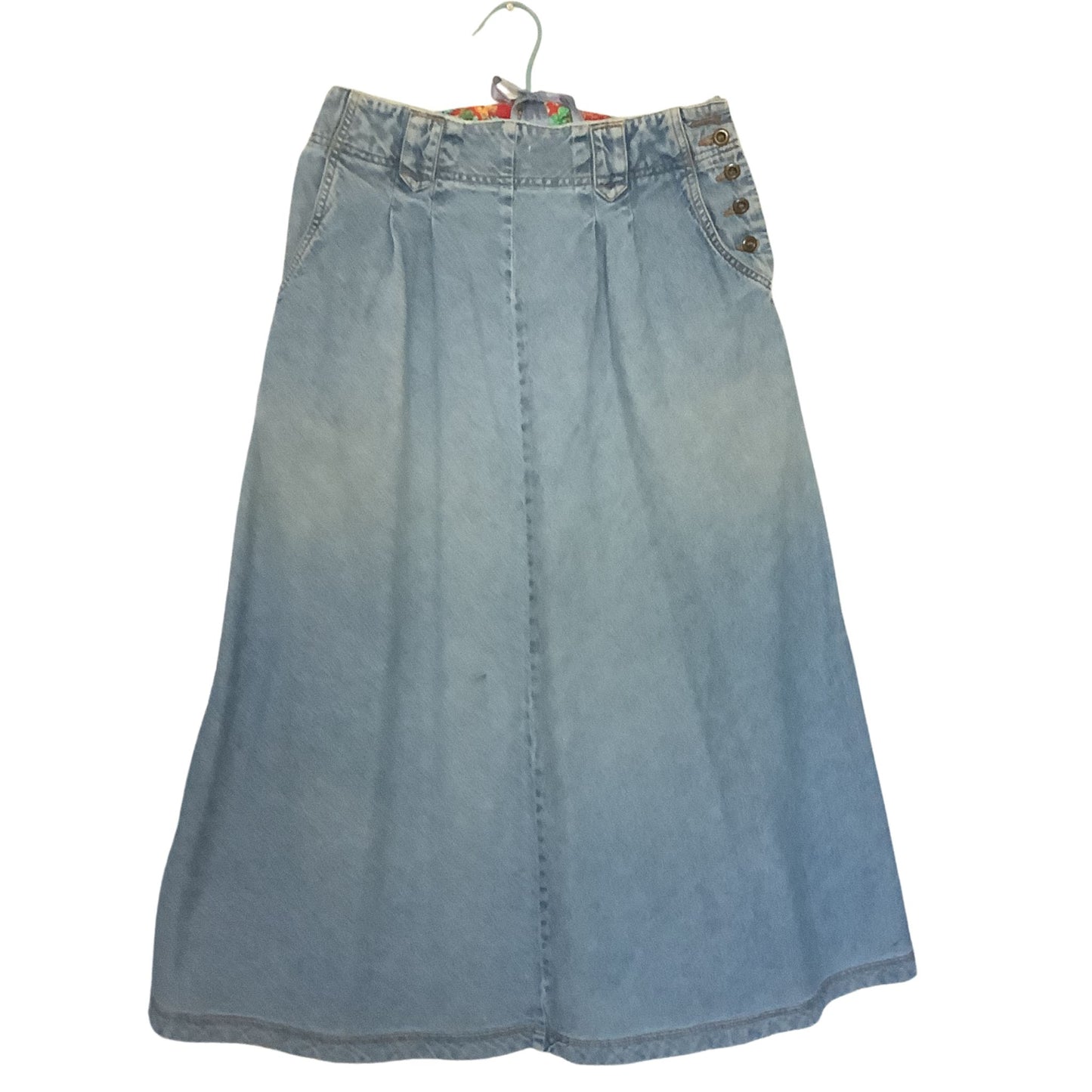 Eddie Bauer Vintage Denim Maxi Skirt