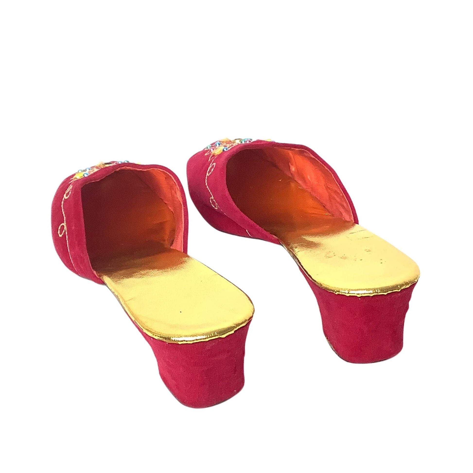 Vintage Embellished Slippers