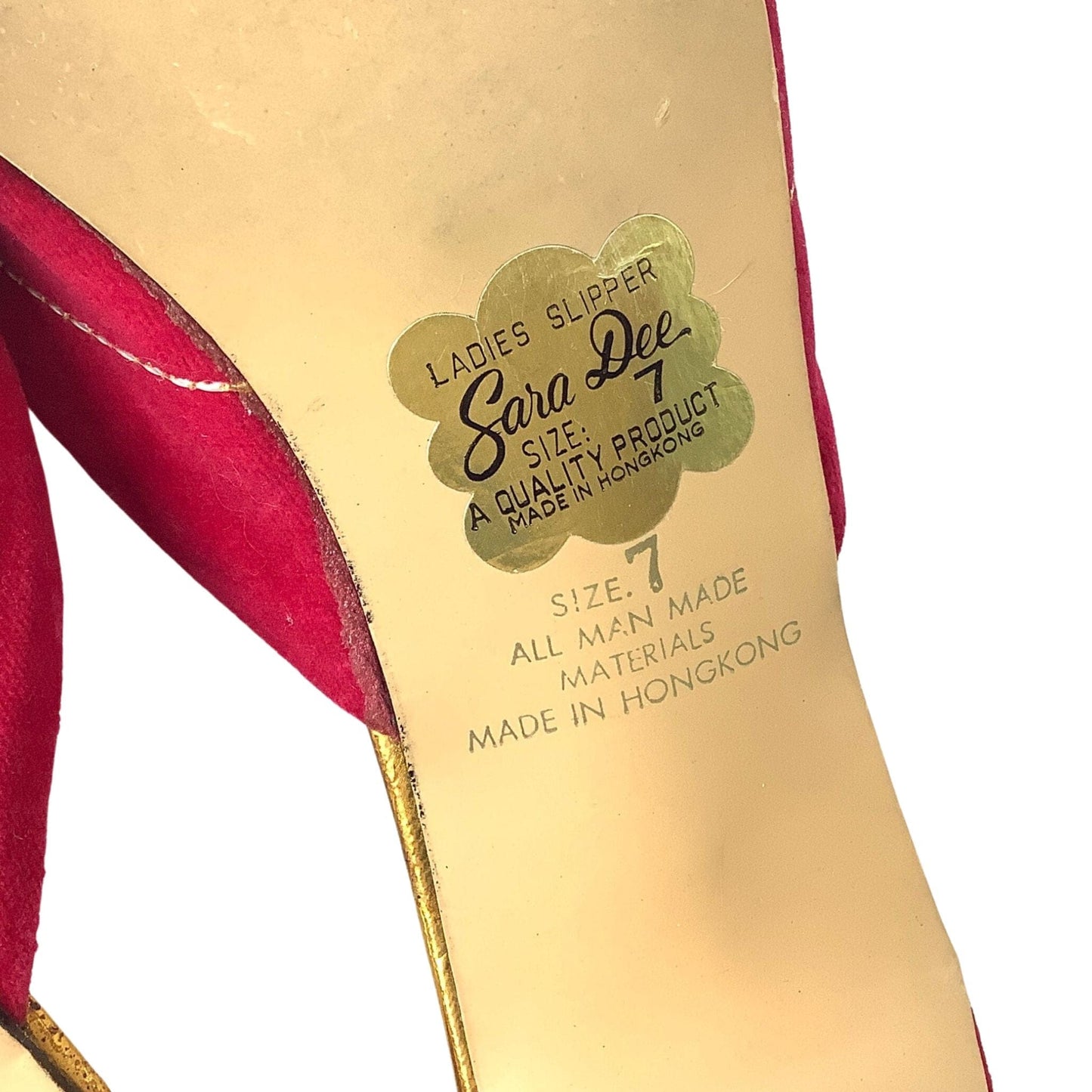 Vintage Embellished Slippers