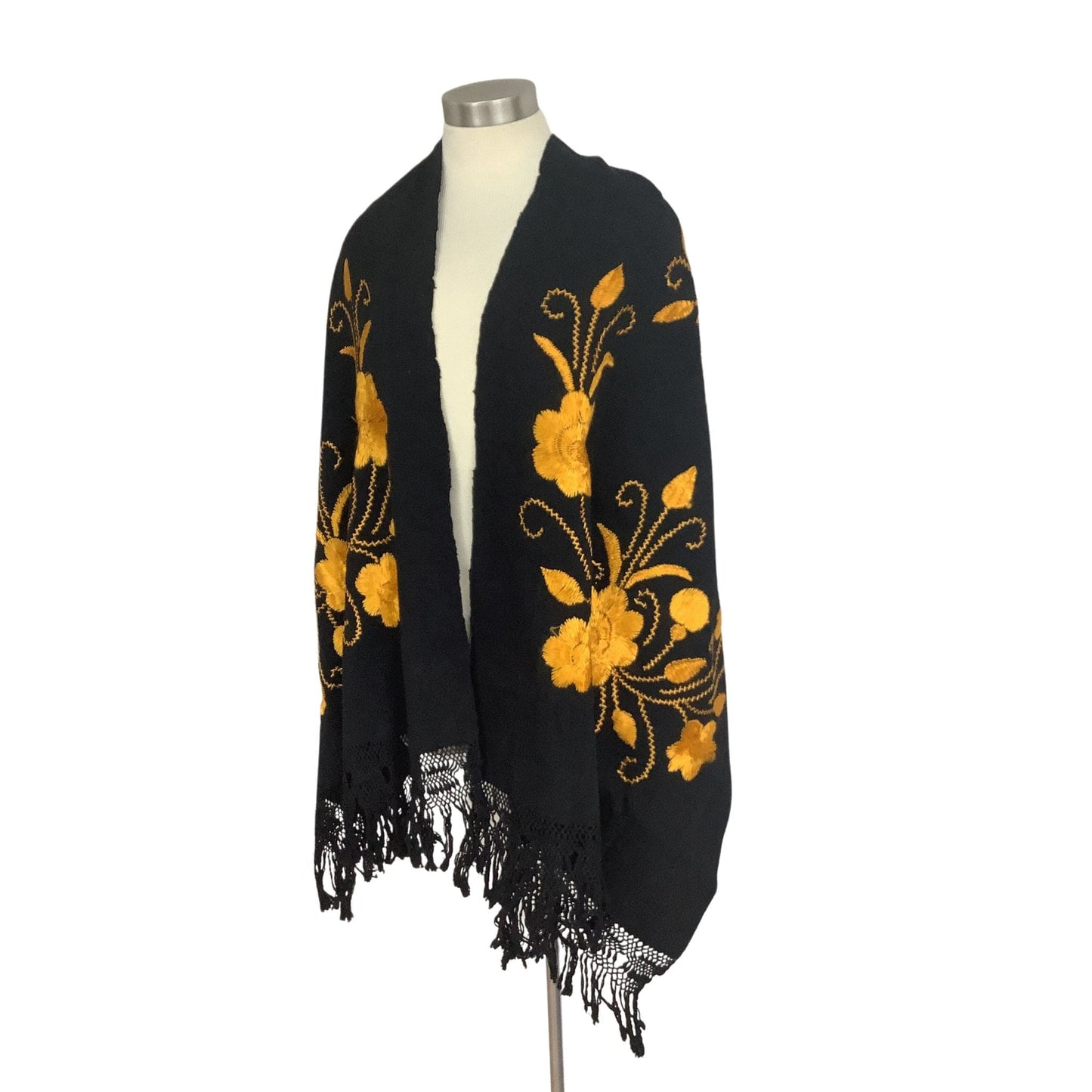 Vintage Embroidered Shawl