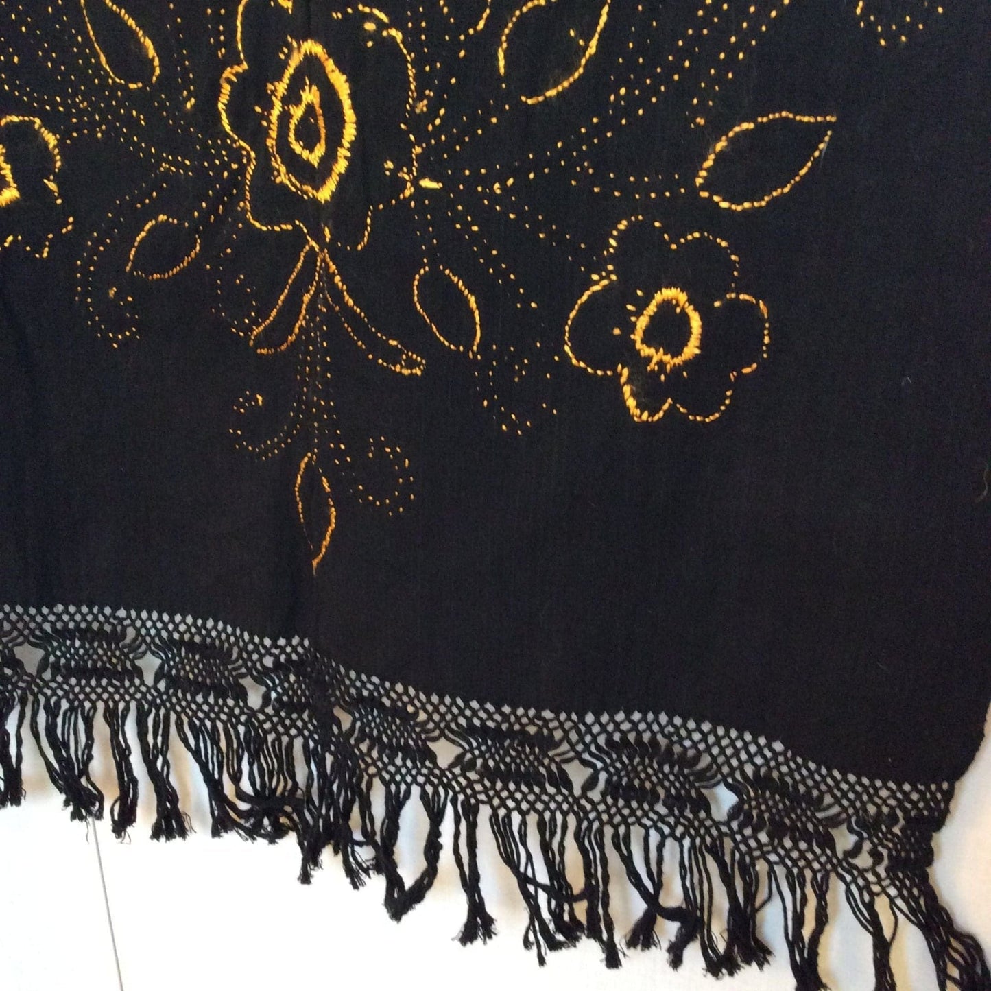 Vintage Embroidered Shawl