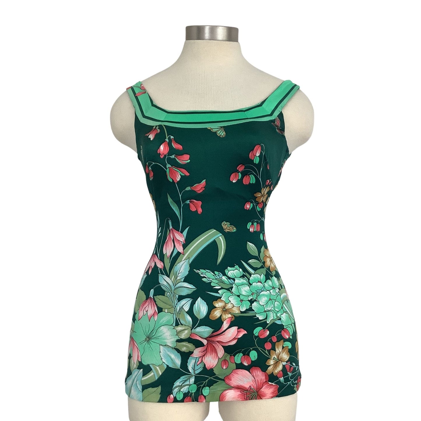 Vintage Floral Swimsuit