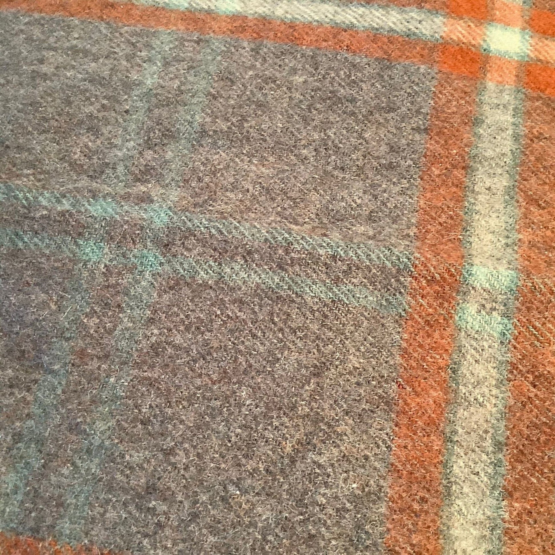 Vintage Fringed Wool Blanket