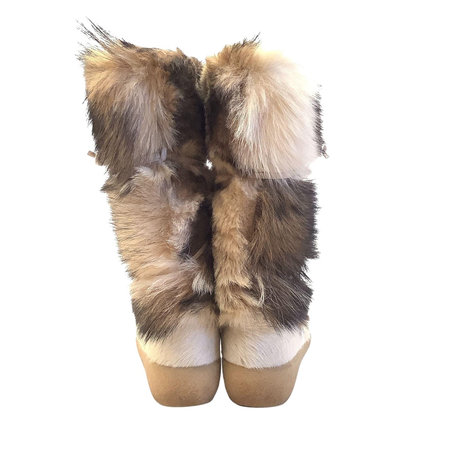 Vintage Fur Snow Boots Multi / Mixed / Vintage 1980s