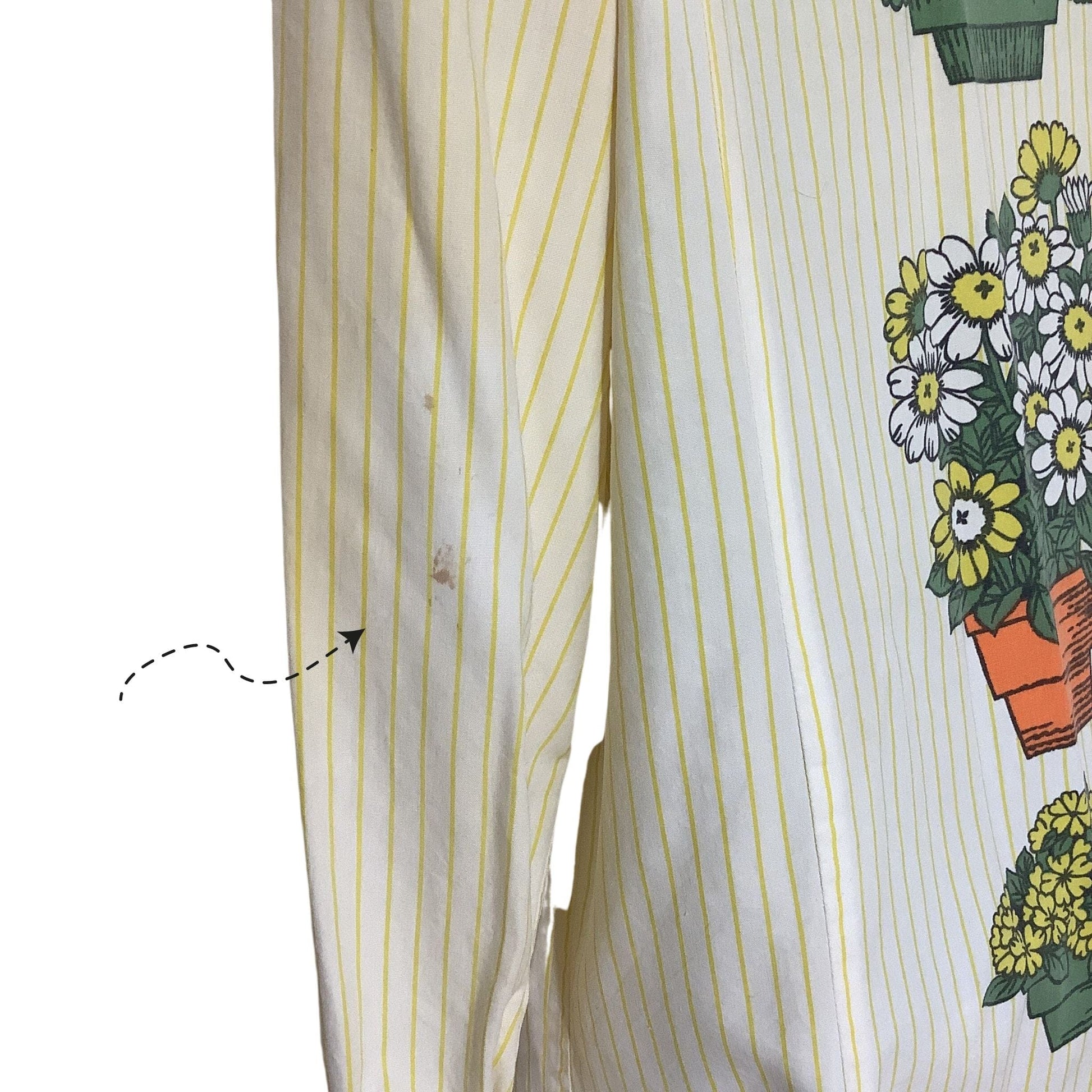 Vintage Gardening Blouse - 1930s Colorful Graphics