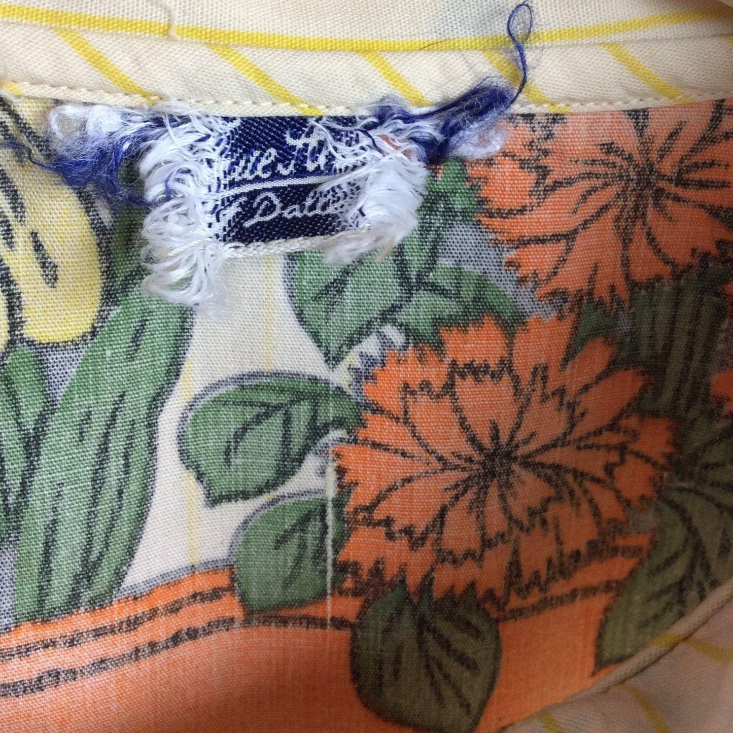 Vintage Gardening Blouse - 1930s Colorful Graphics