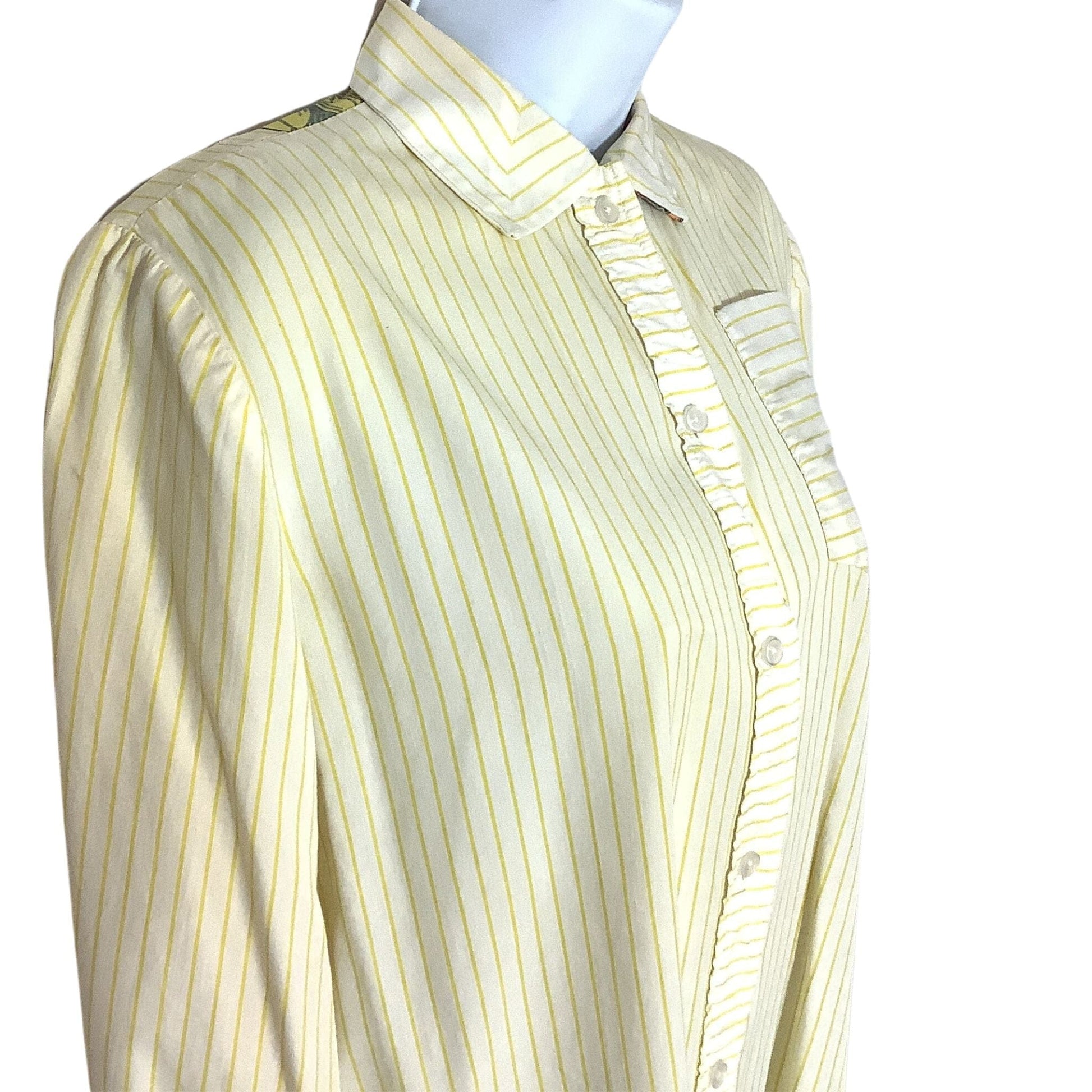 Vintage Gardening Blouse - 1930s Colorful Graphics