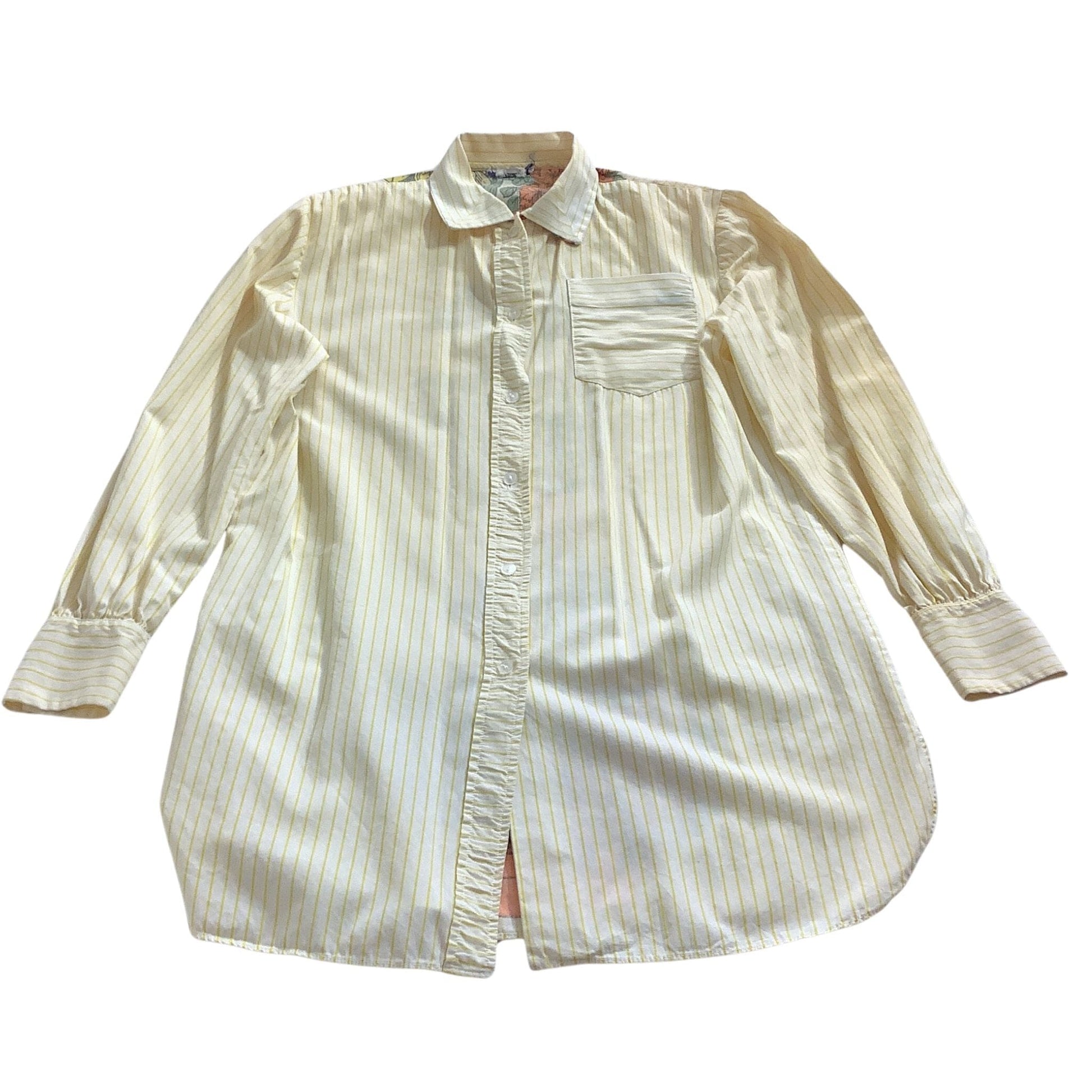 Vintage Gardening Blouse - 1930s Colorful Graphics