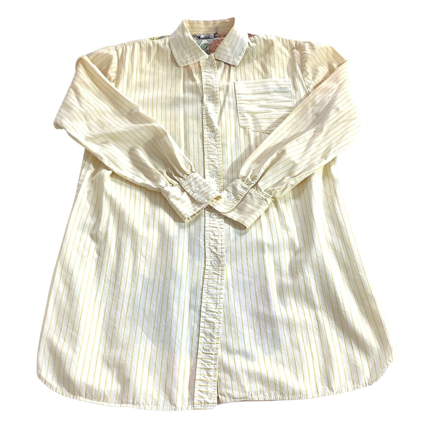 Vintage Gardening Blouse - 1930s Colorful Graphics