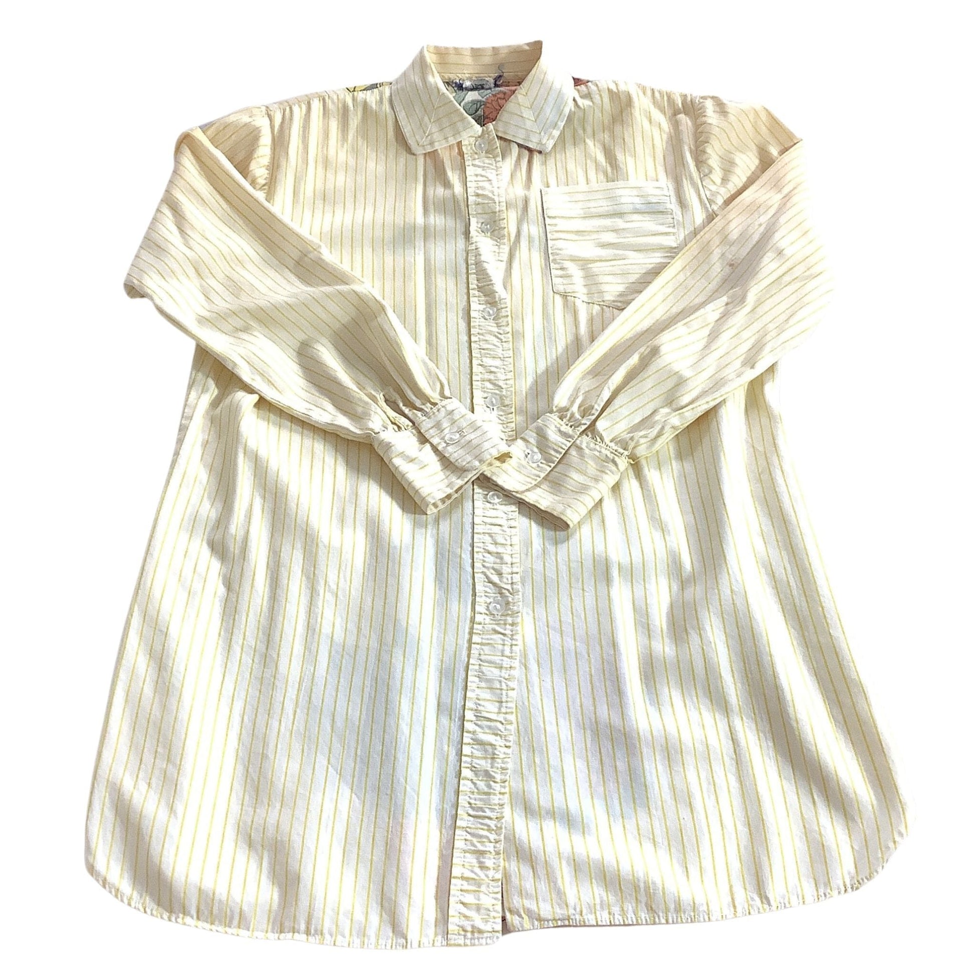 Vintage Gardening Blouse - 1930s Colorful Graphics