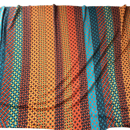 Vintage Geometric Polyester