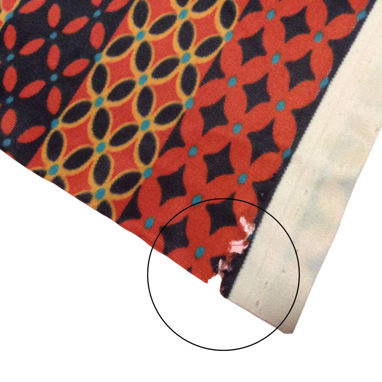 Vintage Geometric Polyester