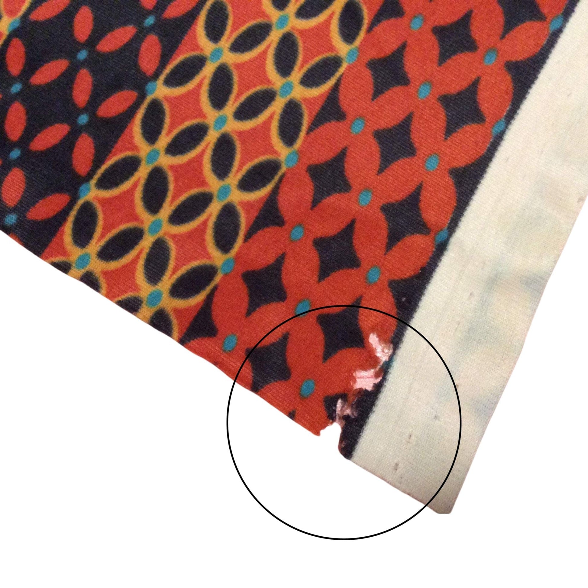 Vintage Geometric Polyester