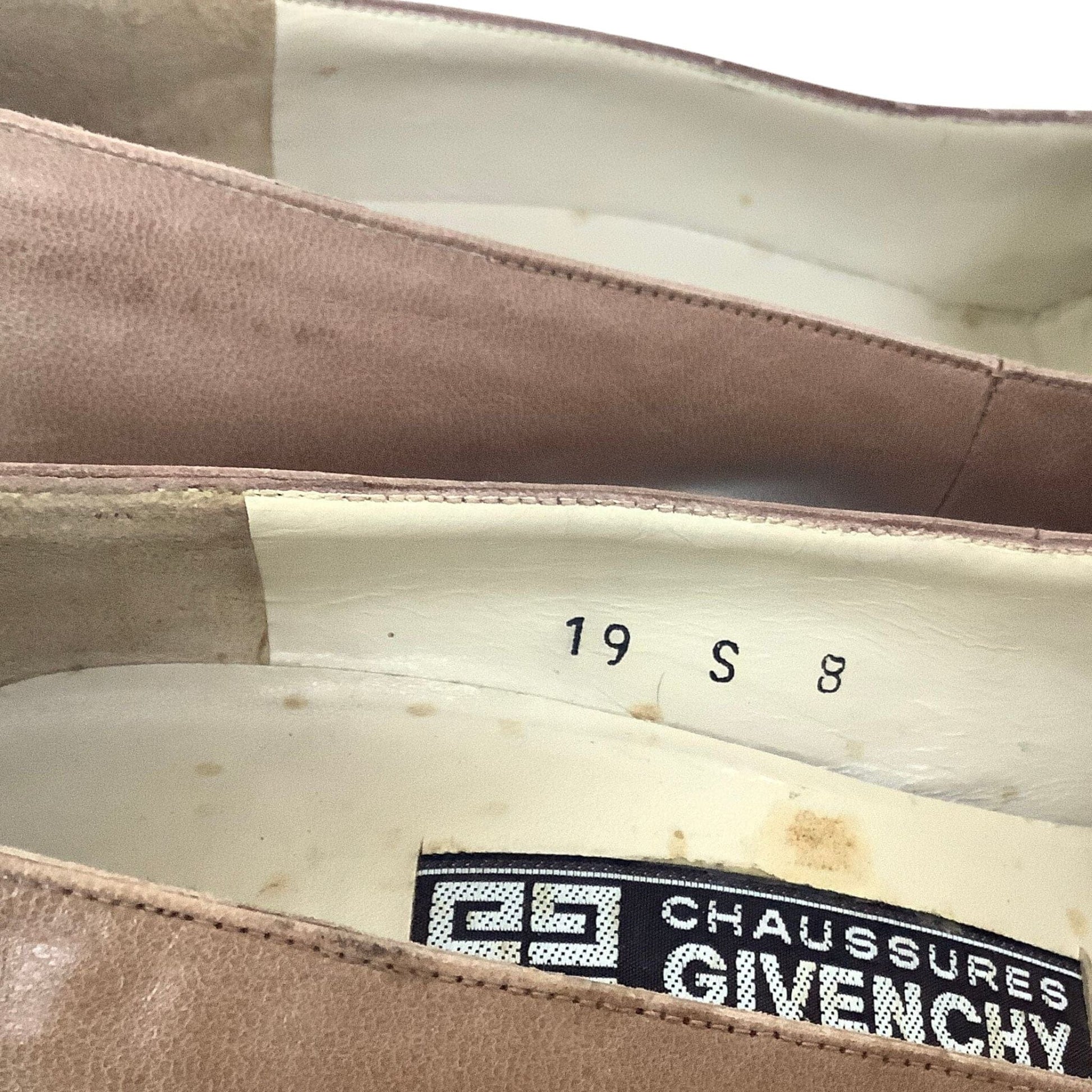 Vintage Givenchy Heels 7.5 / Tan