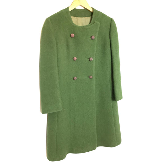 Vintage Green Wool Coat