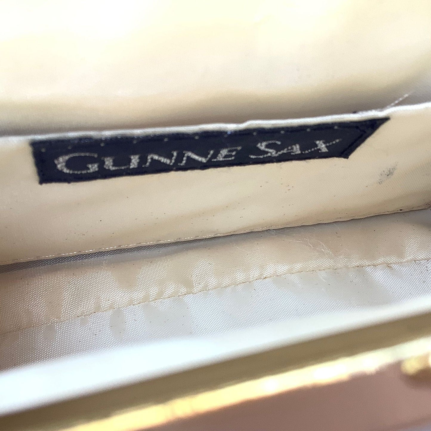 Vintage Gunne Sax Bag Gold / Man Made / Vintage 1990s