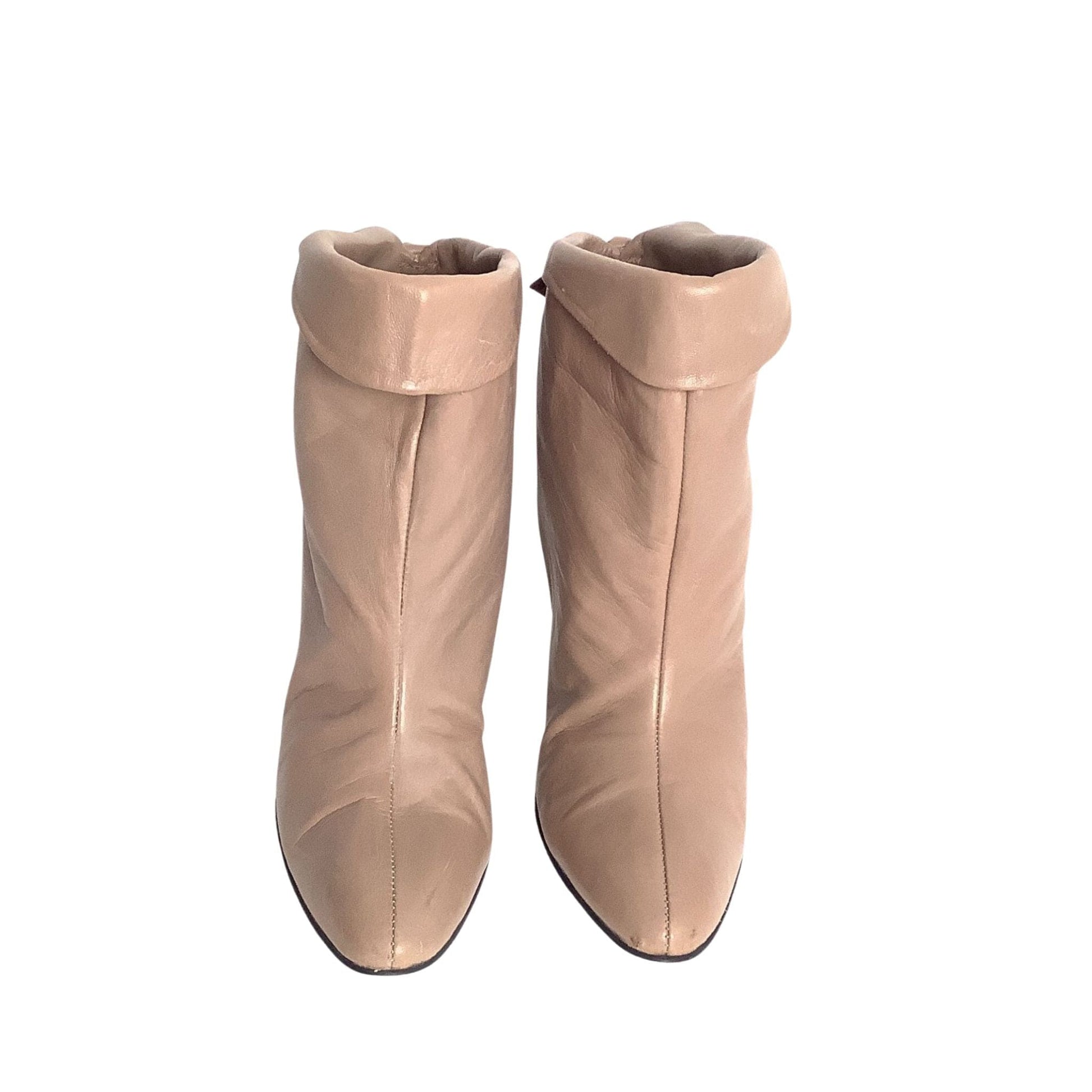 Vintage Heeled Ankle Boots