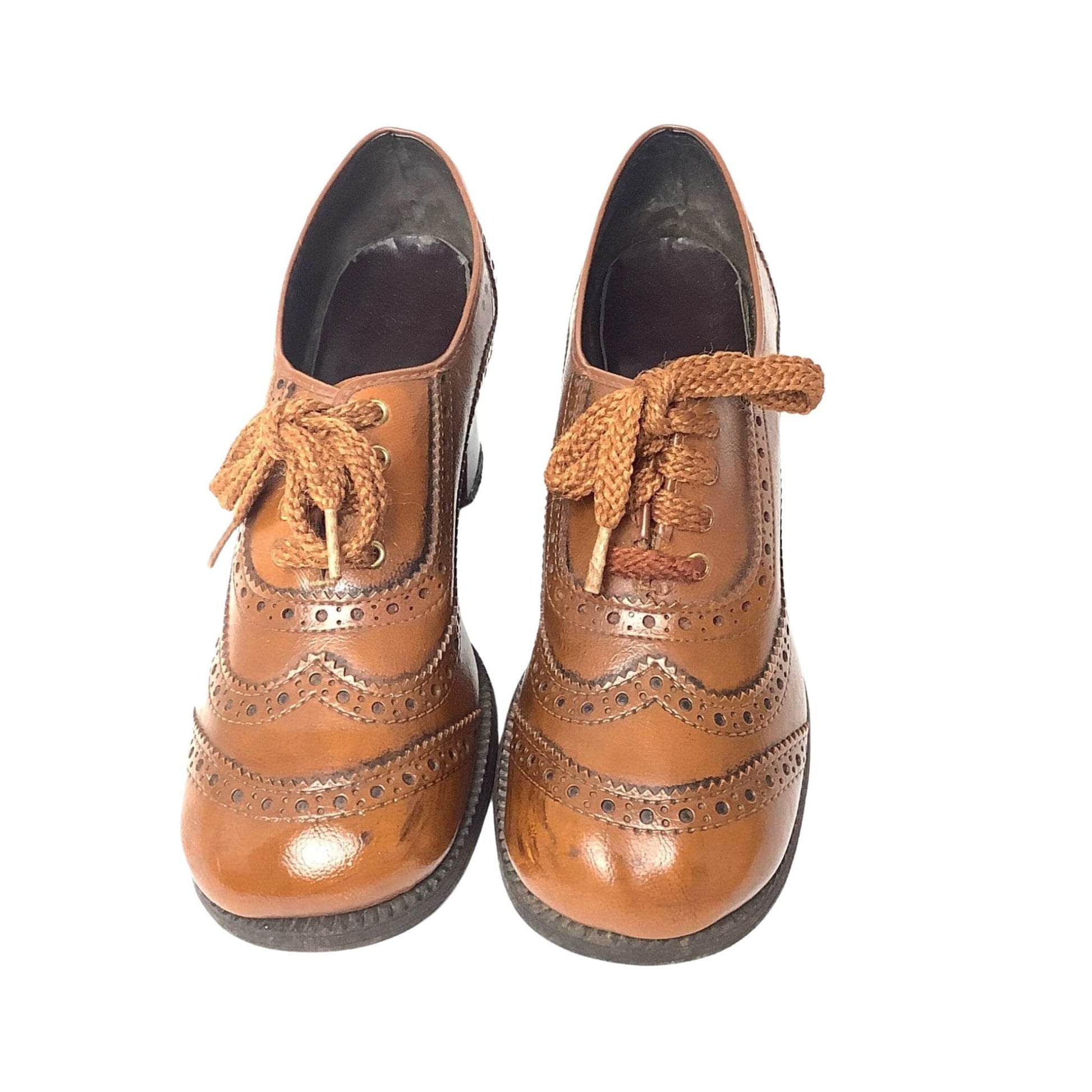 Vintage Heeled Brogues