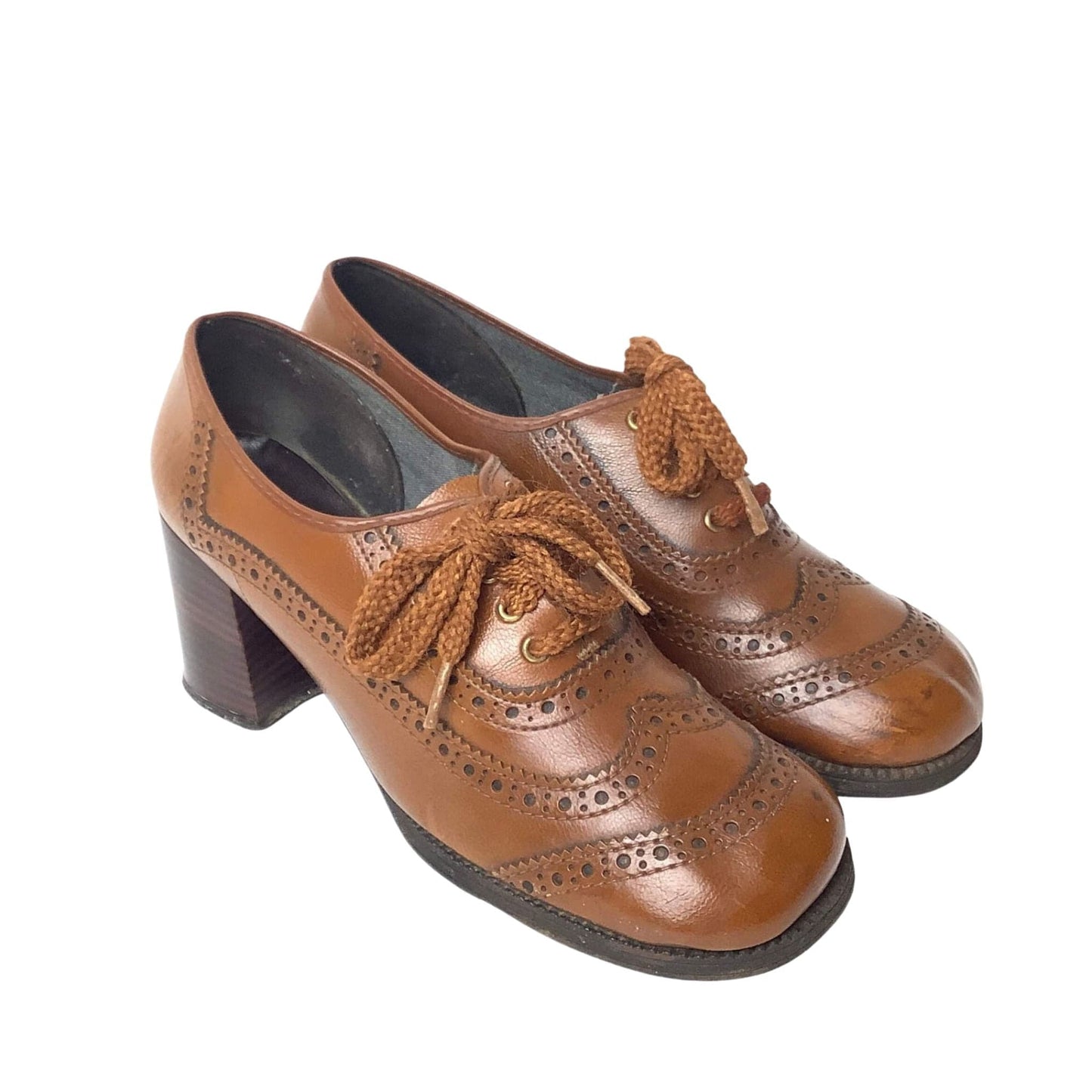Vintage Heeled Brogues