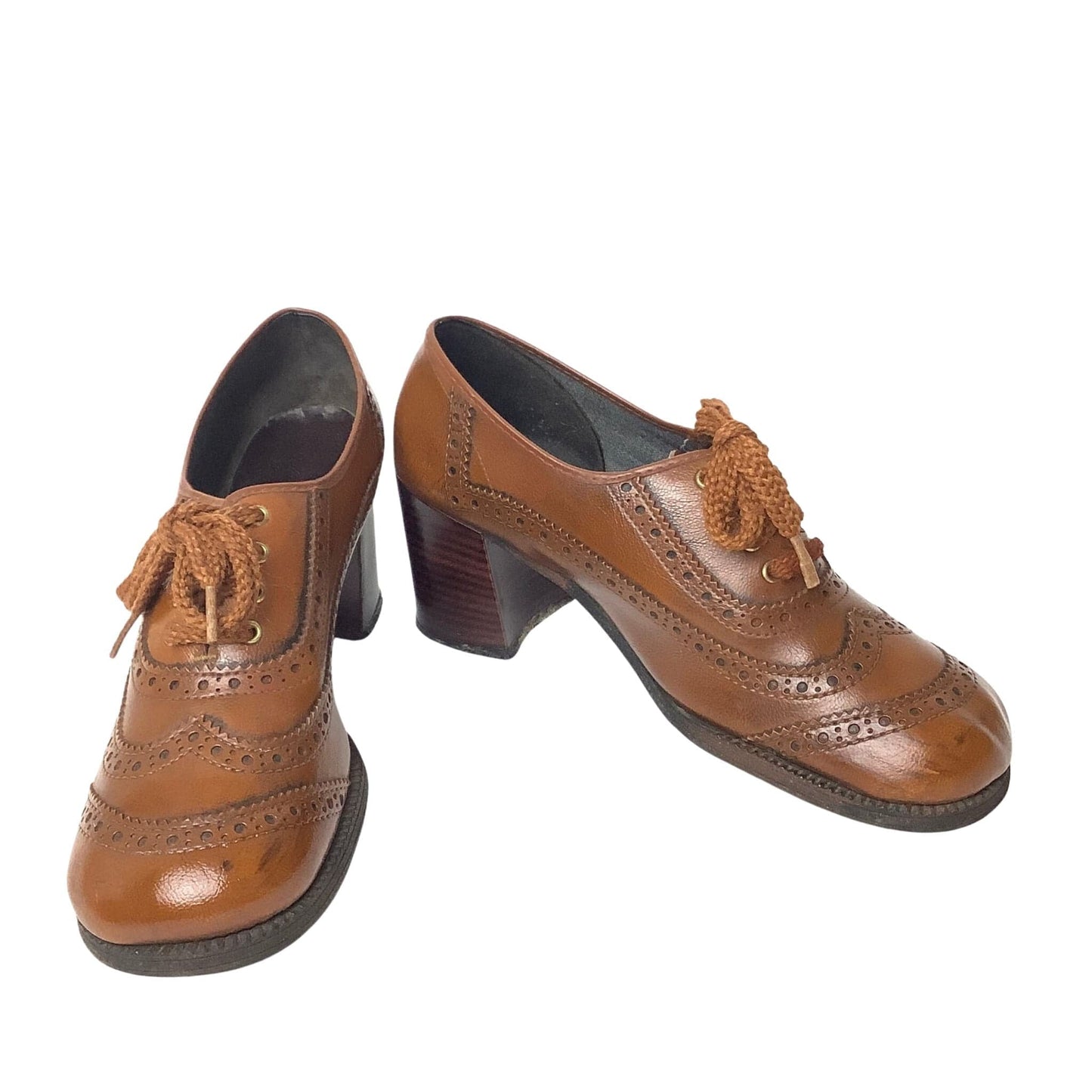 Vintage Heeled Brogues