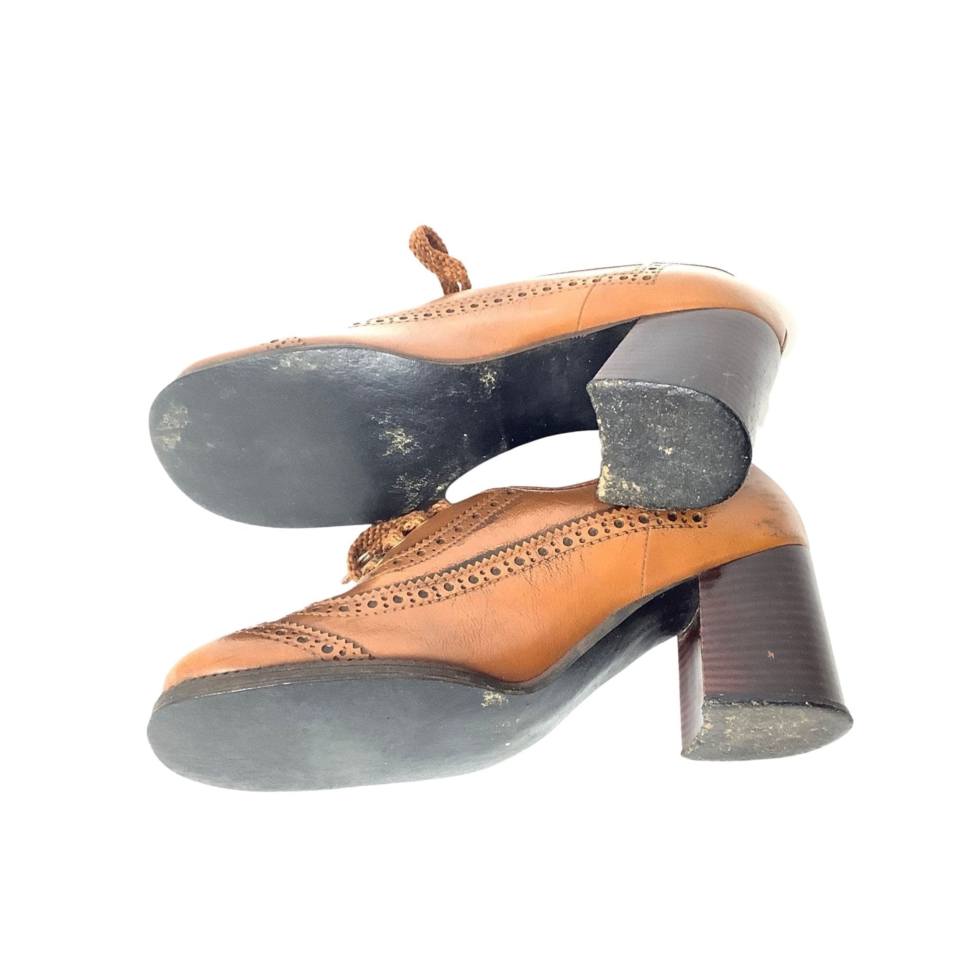 Vintage Heeled Brogues
