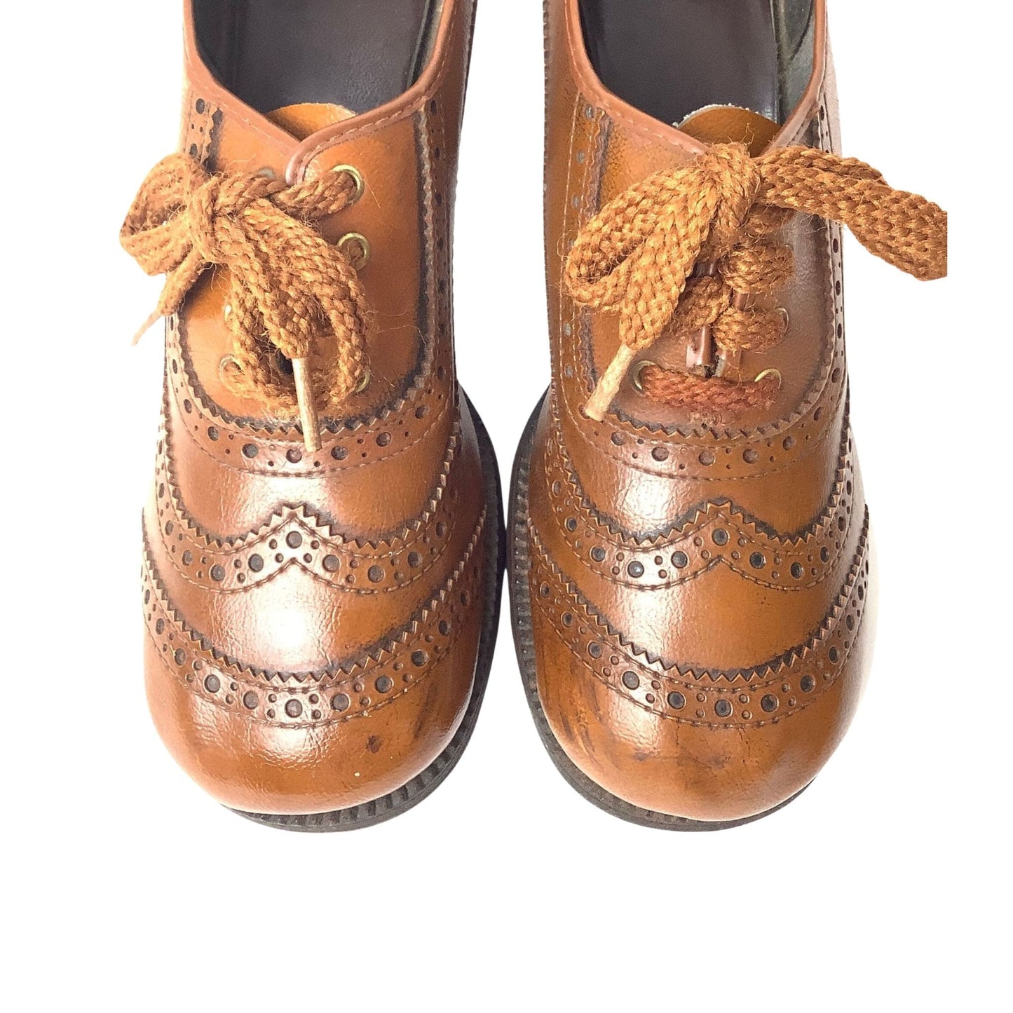 Vintage Heeled Brogues