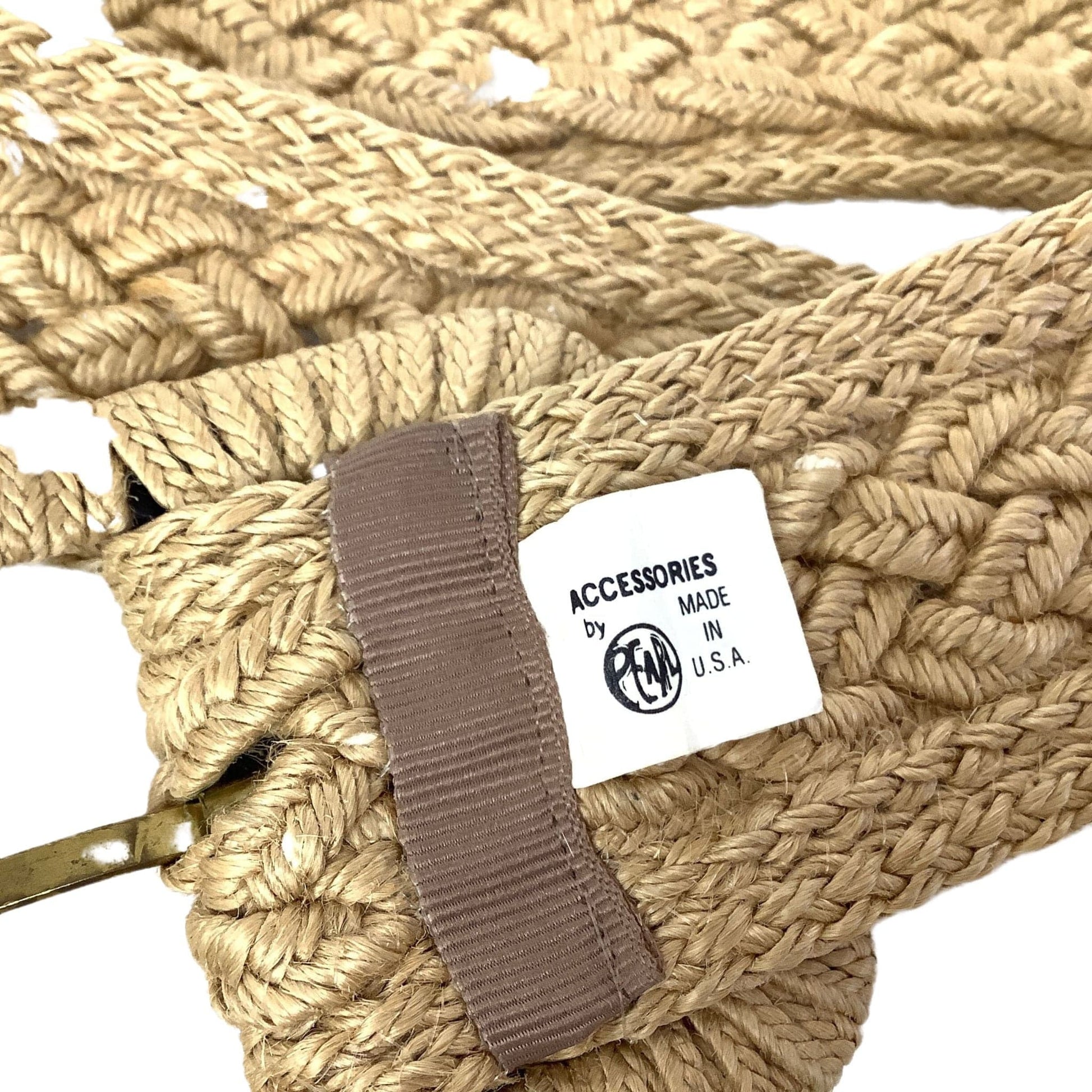 Vintage Hippie Jute Belt