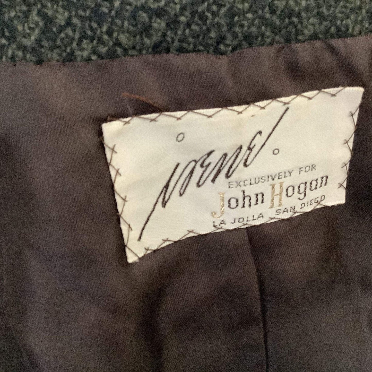 Vintage John Hogan Jacket Small / Gray / Vintage 1980s