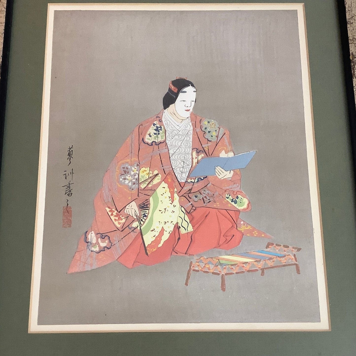 Vintage Kabuki Wall Art