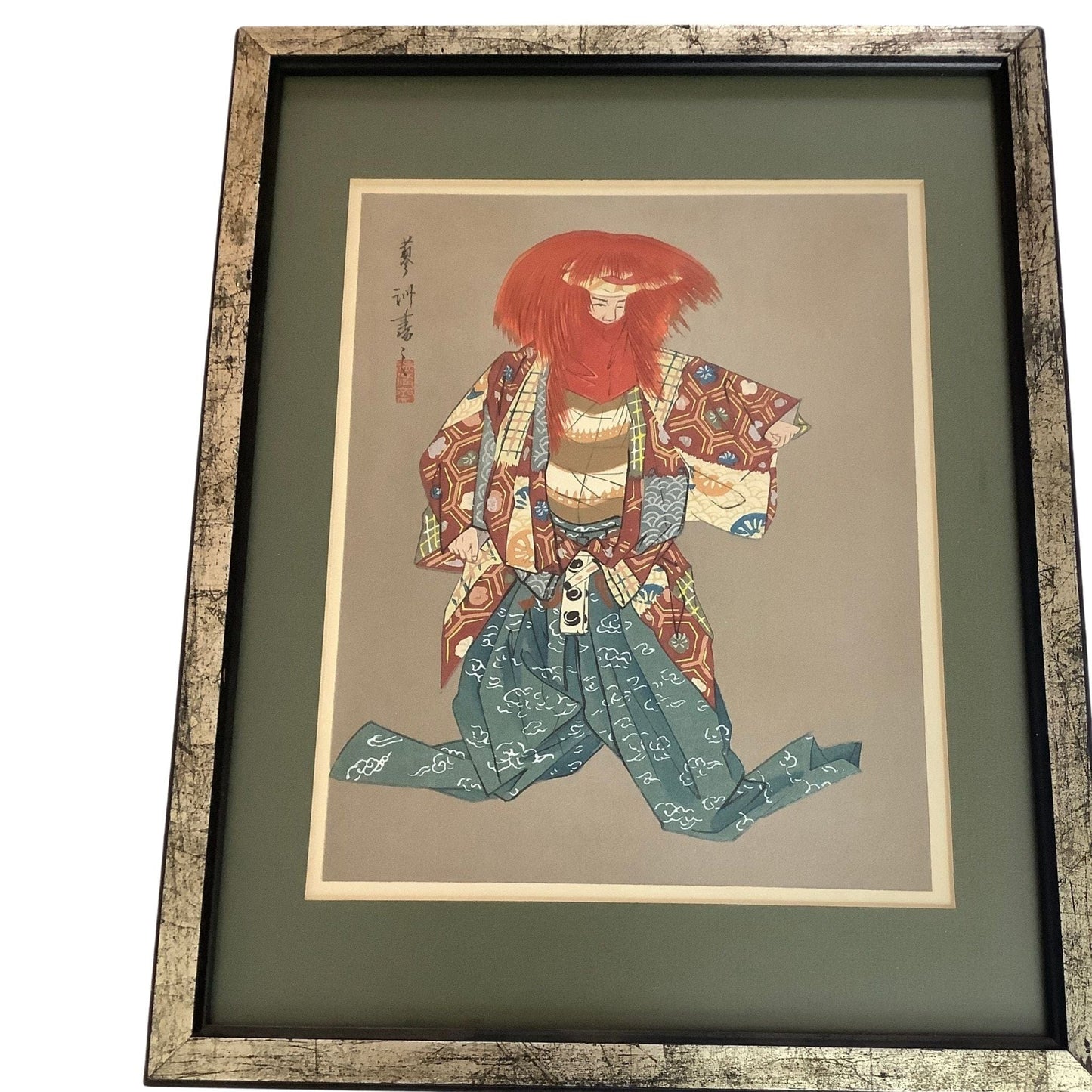 Vintage Kabuki Wall Art