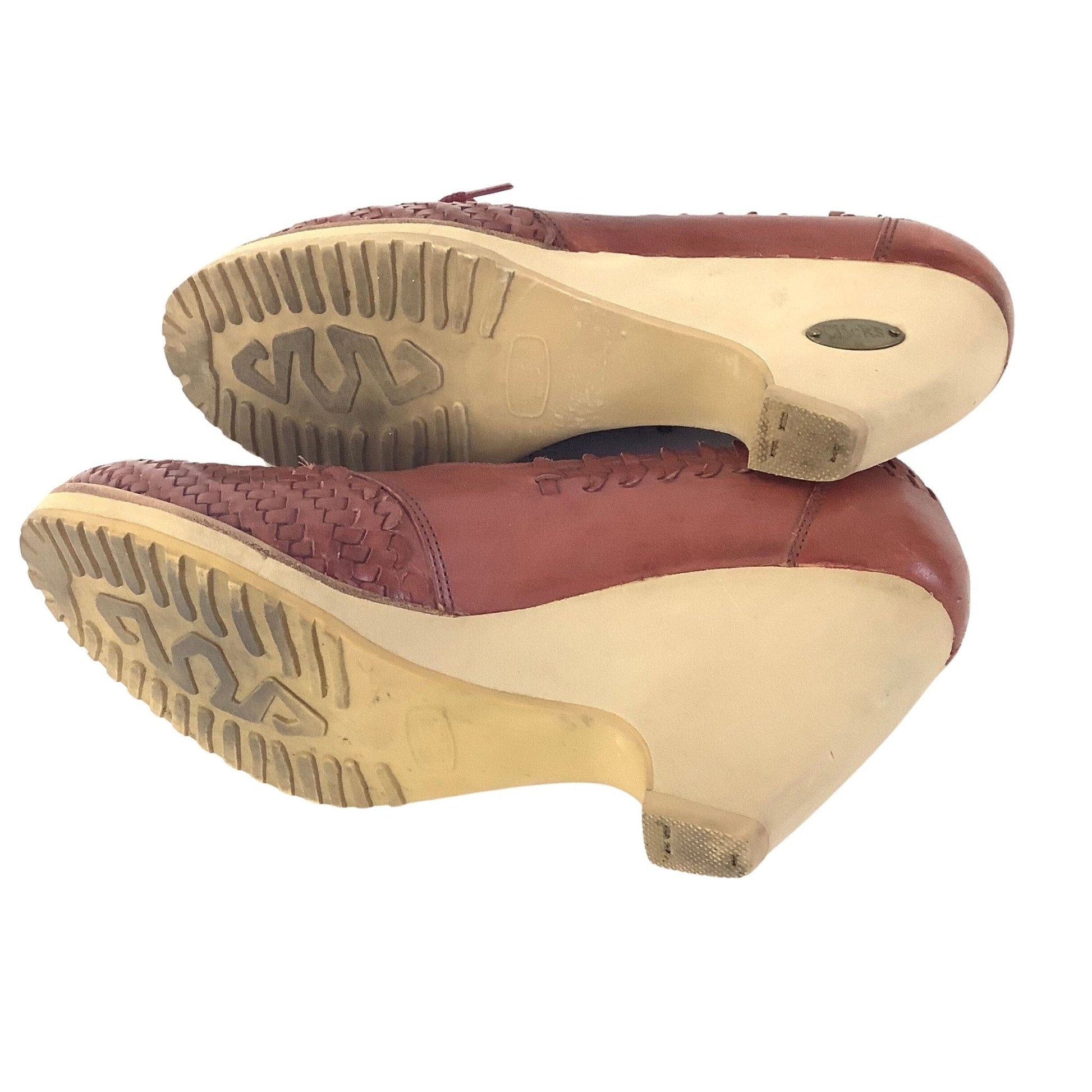 Vintage Lace-up Heels