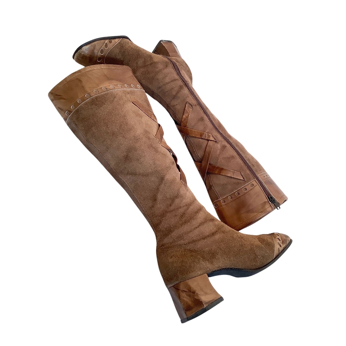 Vintage Leather GoGo Boots