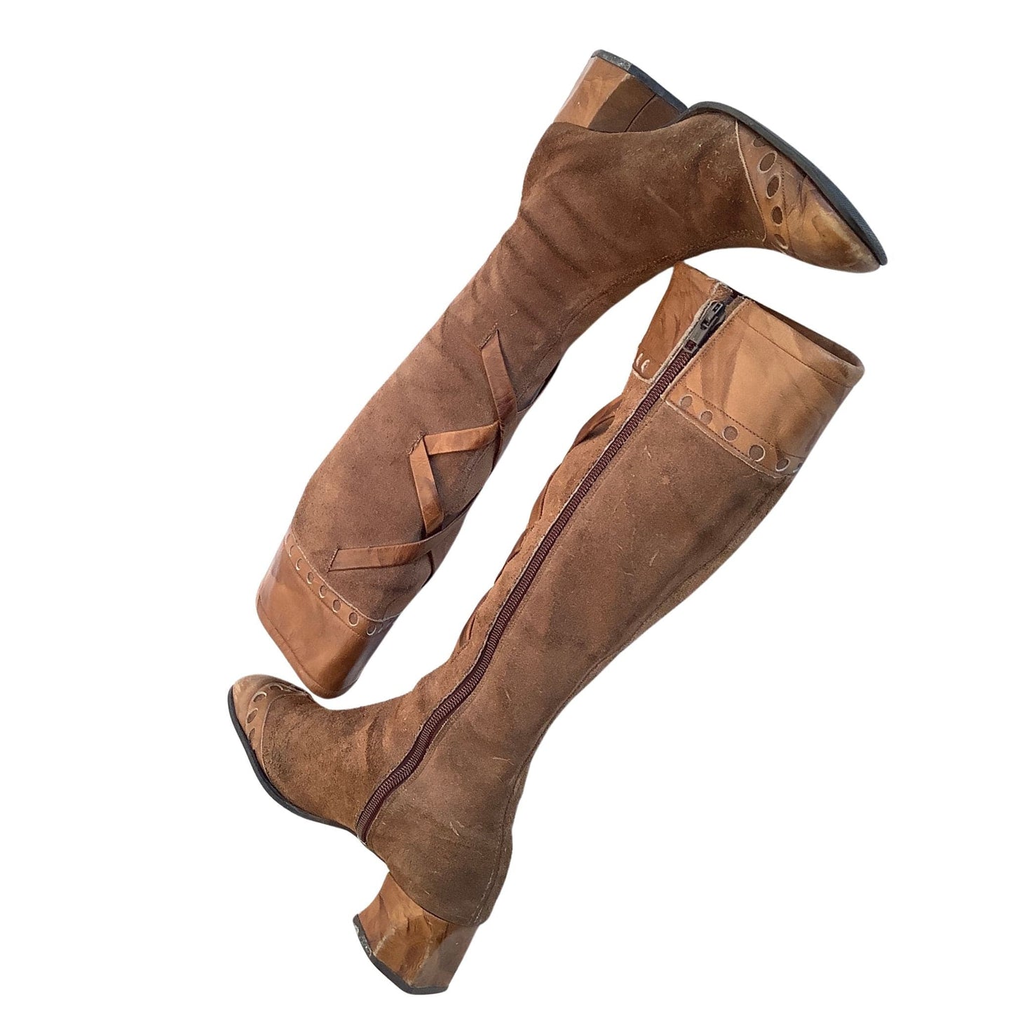 Vintage Leather GoGo Boots