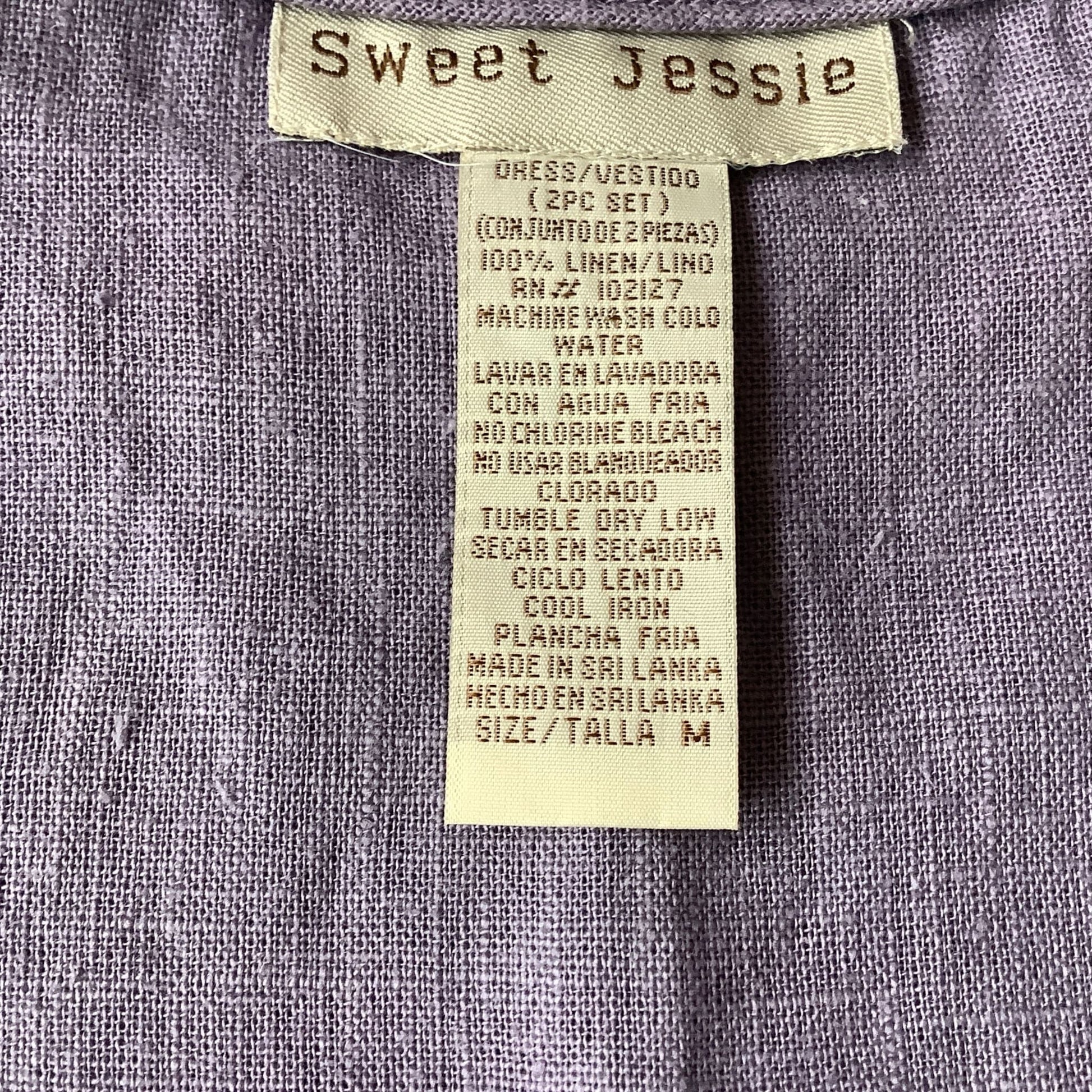 Vintage Linen Dress Outfit