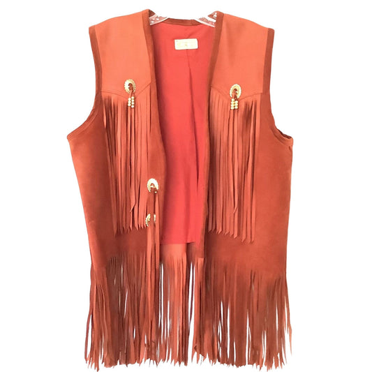 Vintage Nat Am Fringe Vest